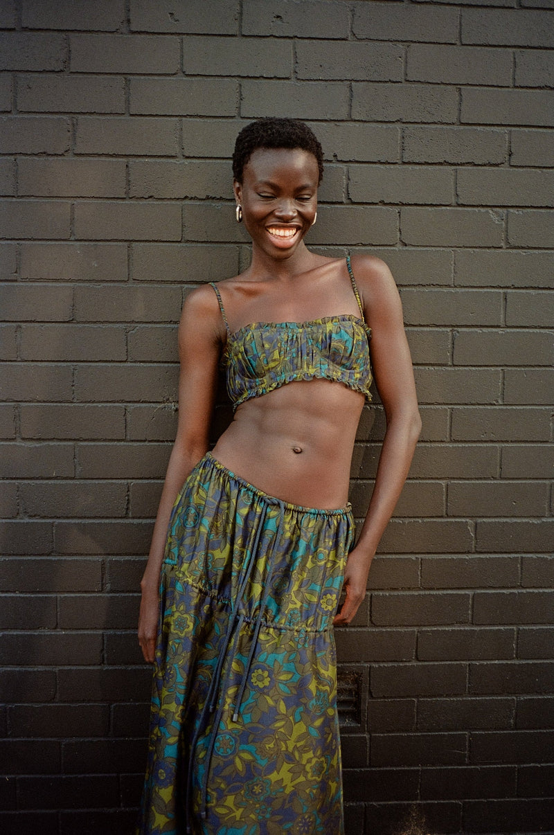 SIR the label Valerio Bustier Crop Jardin