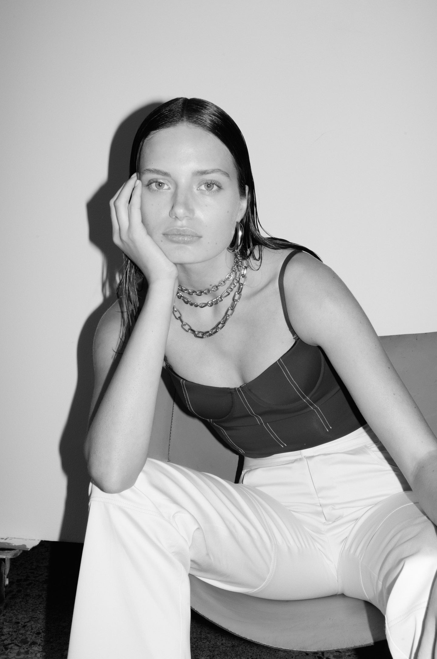 SIR the label Gio Corset One Piece CHOCOLATE