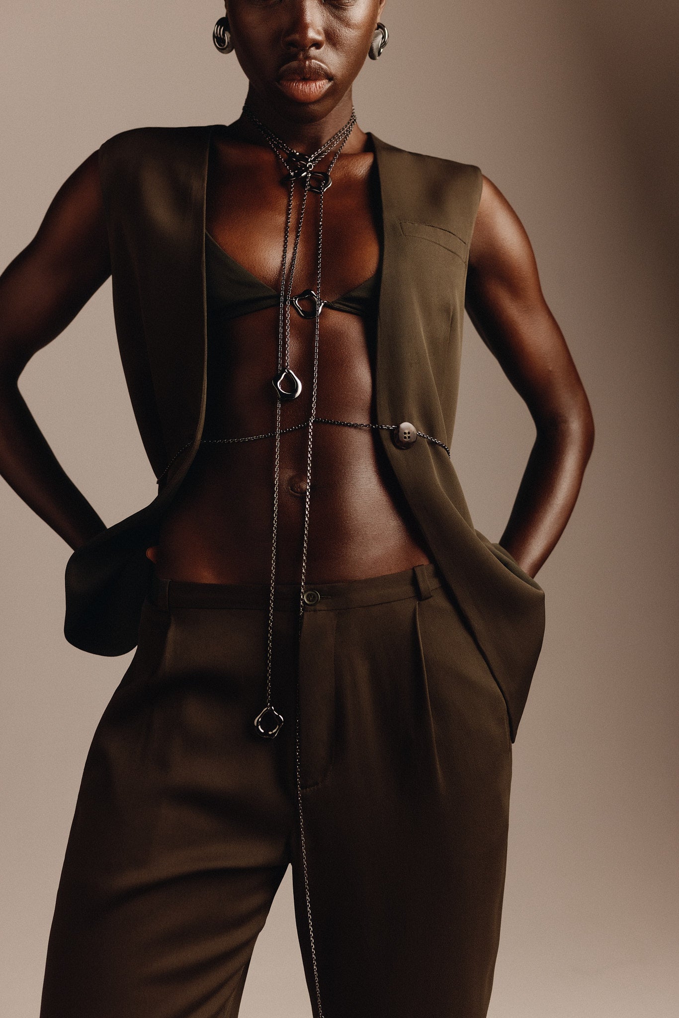 SIR the label Gilles Trouser Olive