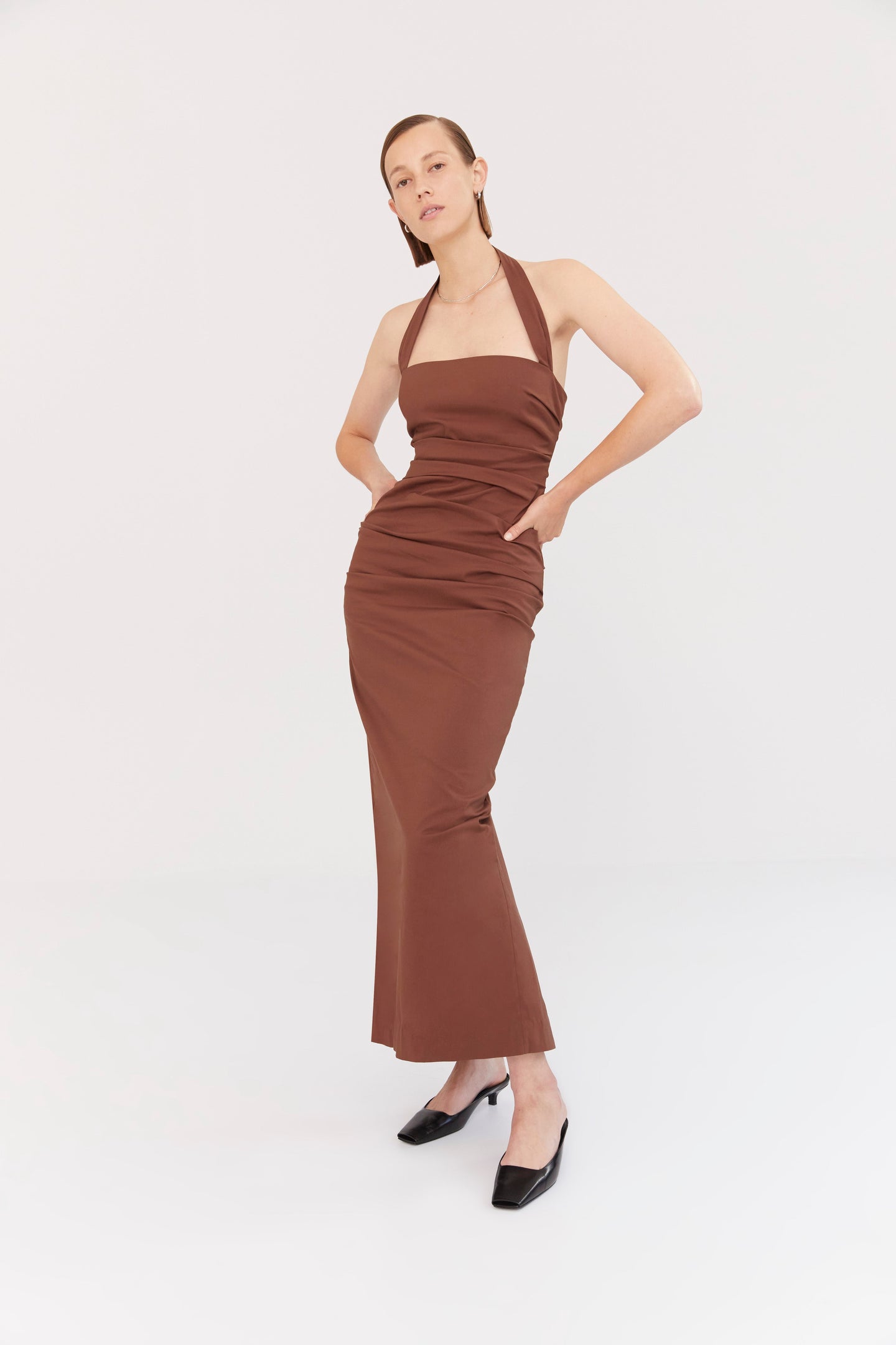SIR the label Nikki Gown Brown