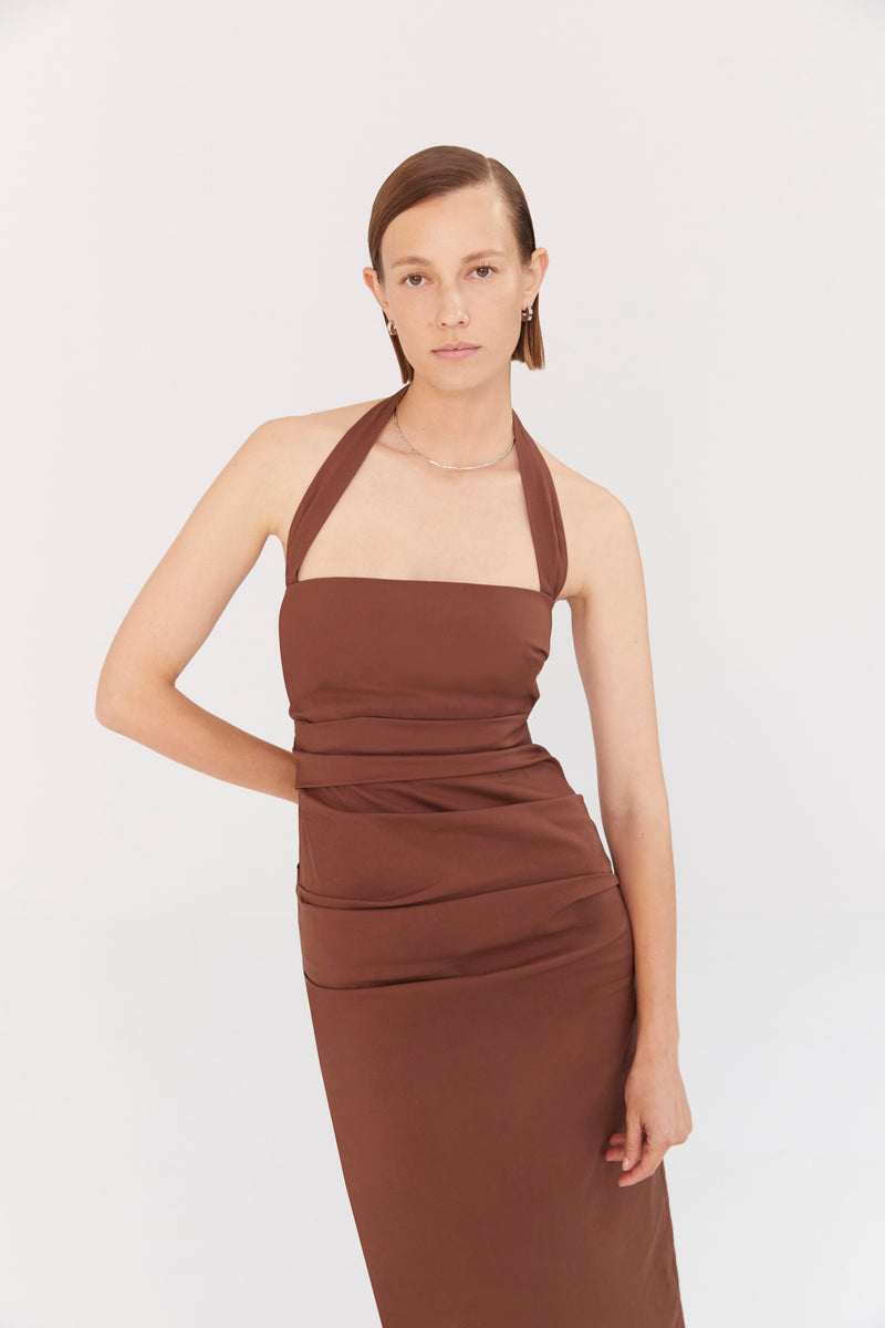 SIR the label Nikki Gown Brown