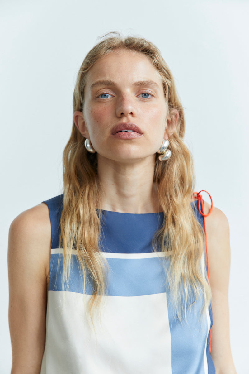 SIR the label Flashback Half Twist Earring SILVER