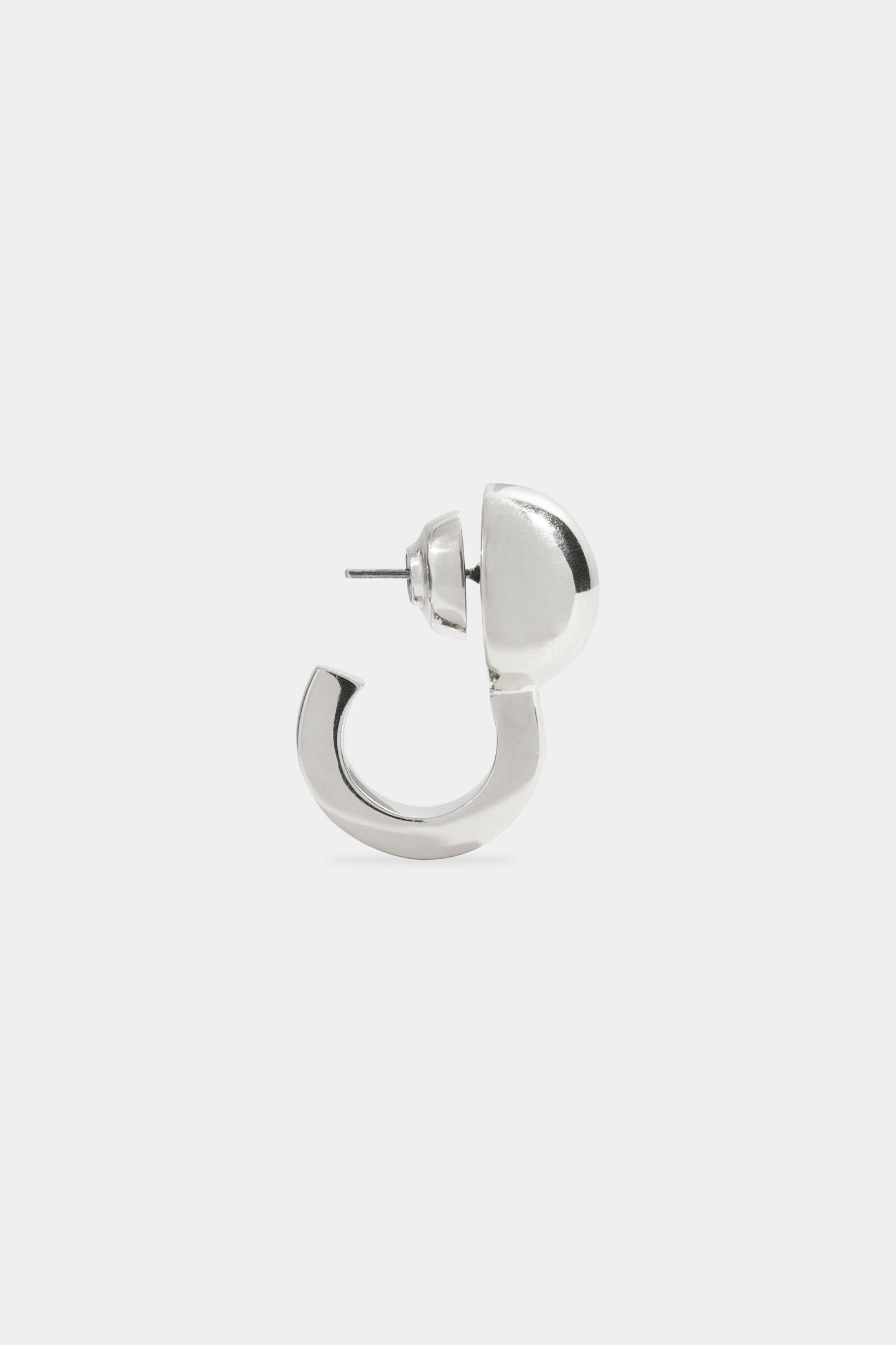 SIR the label Cielo Sphere Hoop Earring SILVER