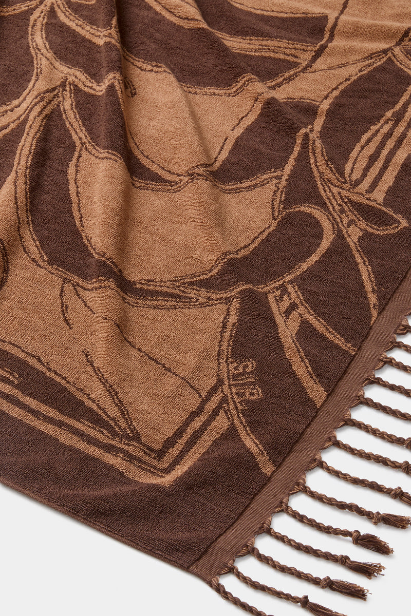 SIR the label Mar Towel CHOCOLATE TERRY