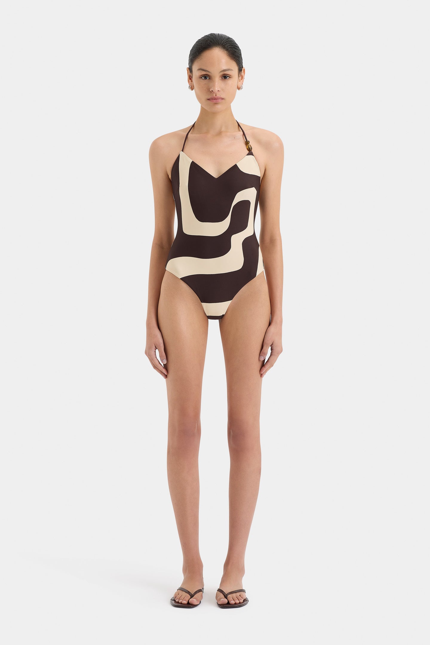 SIR the label New Wave V Neck One Piece POSTER PRINT