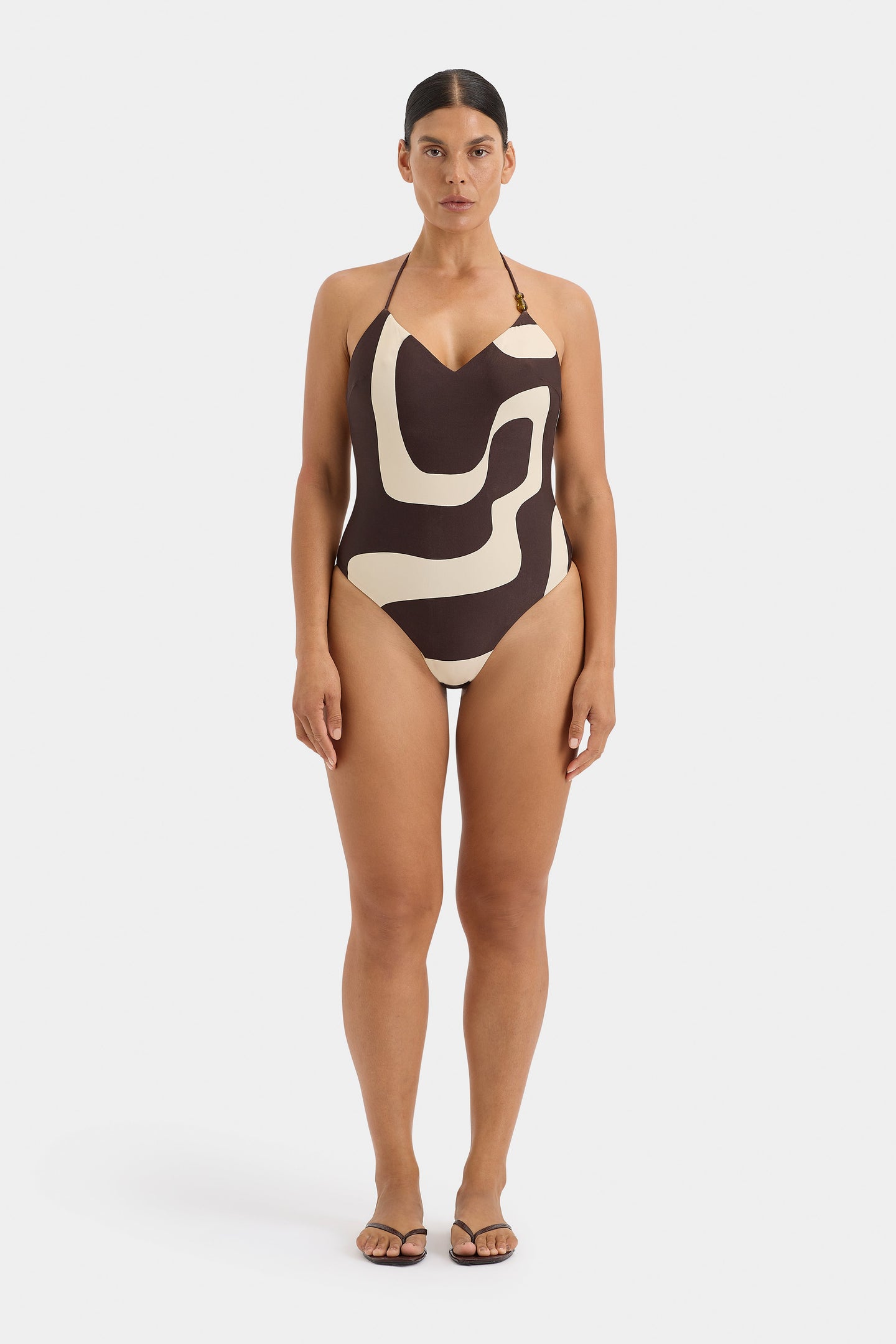 SIR the label New Wave V Neck One Piece POSTER PRINT