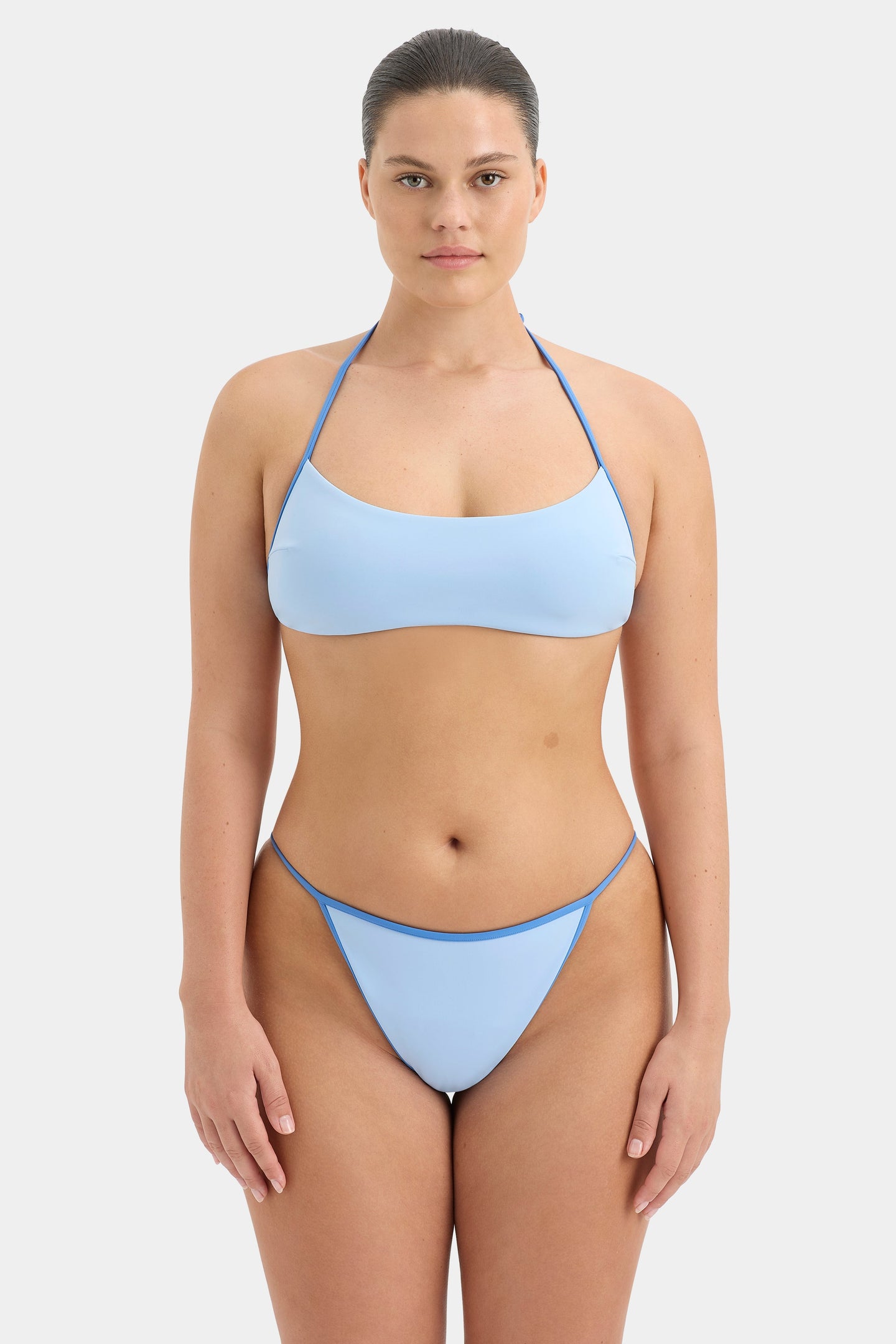 SIR the label Sol Halter Bandeau SKY BLUE