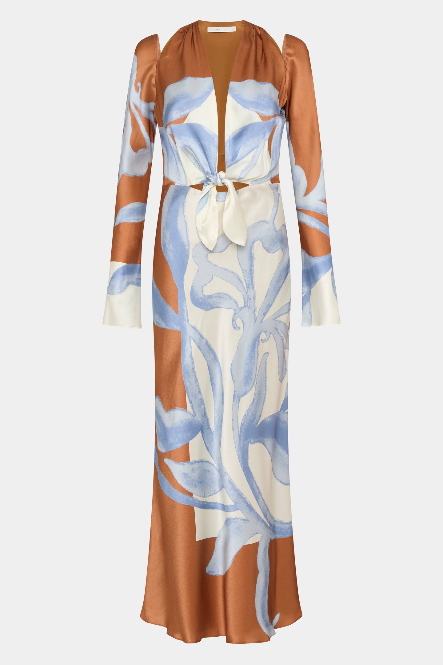 SIR the label Sorrento Scarf Dress SCIARPA PRINT