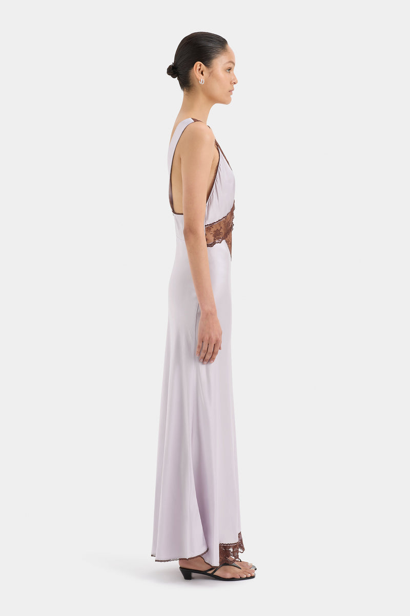 SIR the label Aries Cut Out Gown LILAC