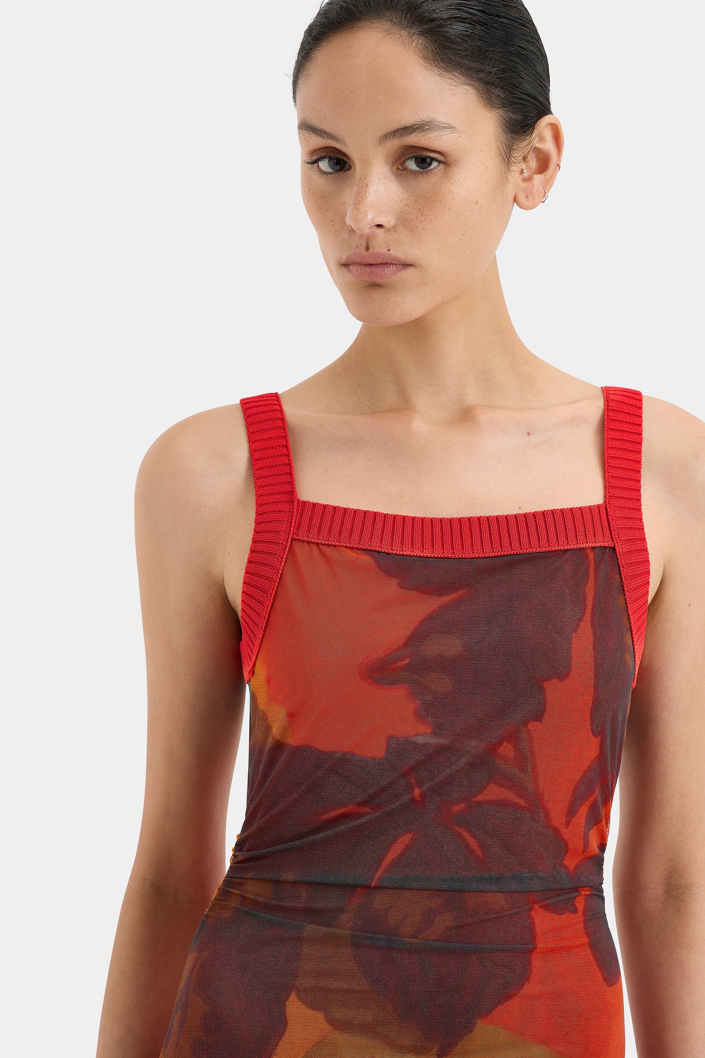 SIR the label Libertine Tank Midi Dress WREN PRINT