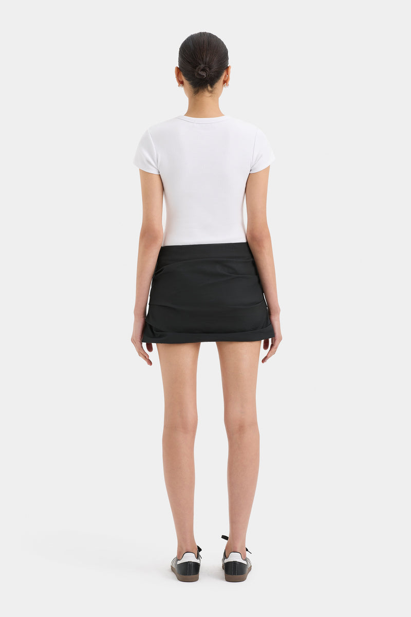 SIR the label Azul Twist Mini Skirt BLACK