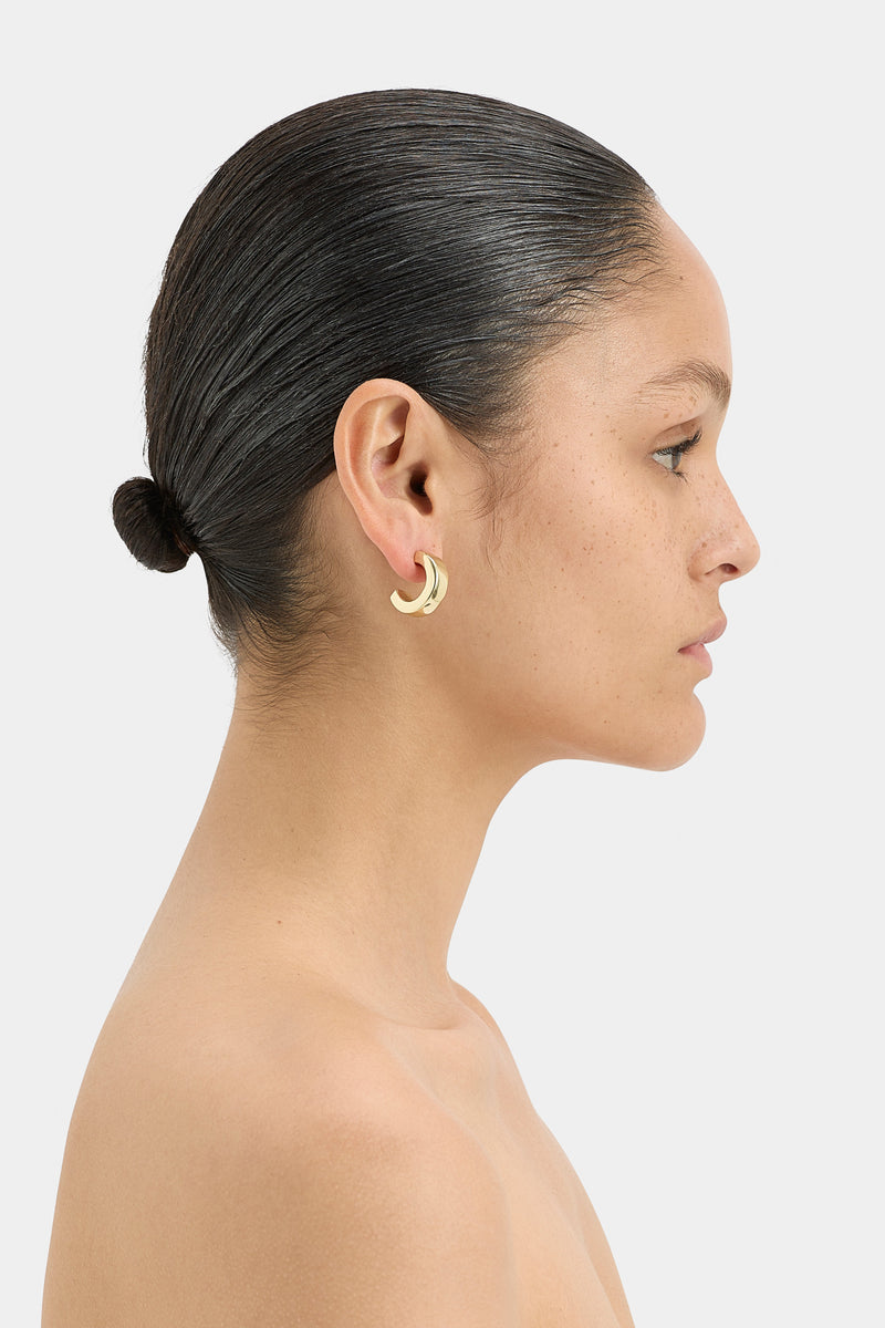 SIR the label Cielo Hoop Earring GOLD