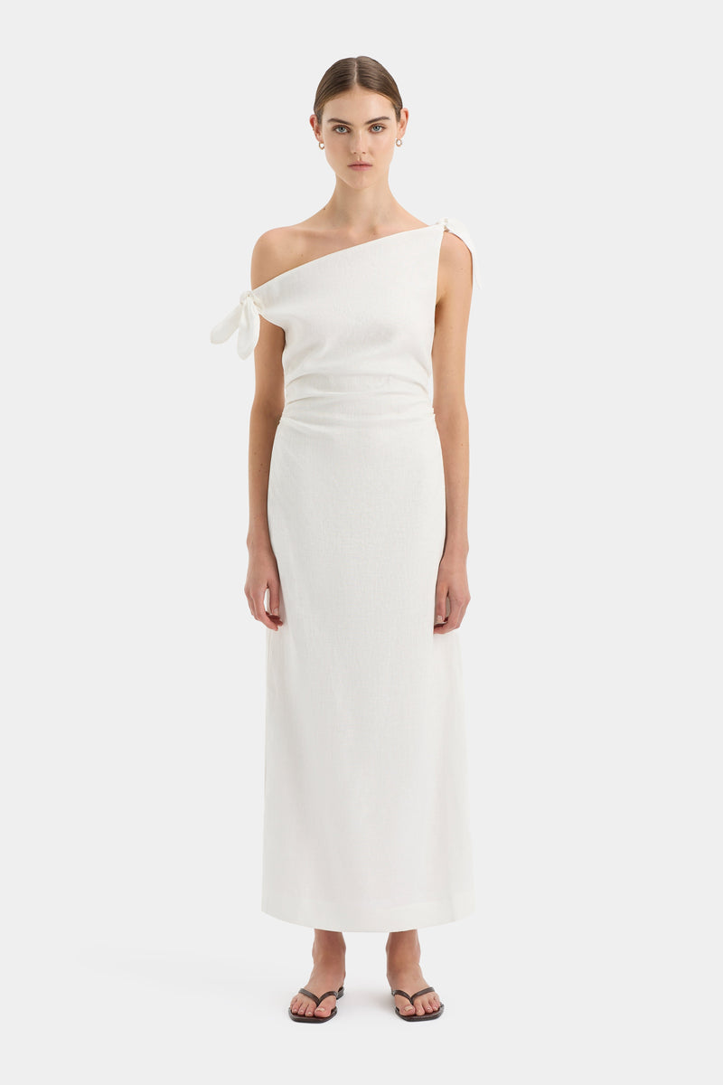 SIR the label Bettina Off Shoulder Dress IVORY