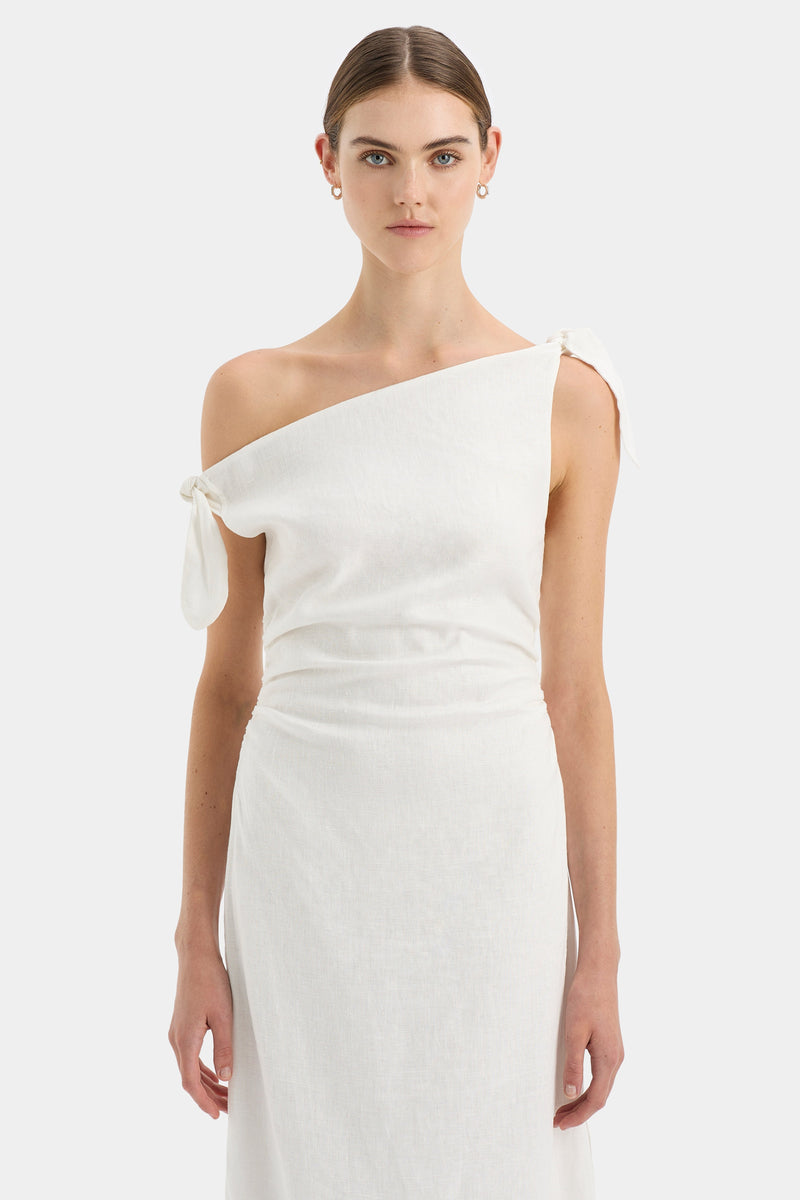 SIR the label Bettina Off Shoulder Dress IVORY