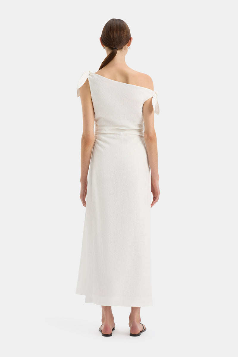 SIR the label Bettina Off Shoulder Dress IVORY