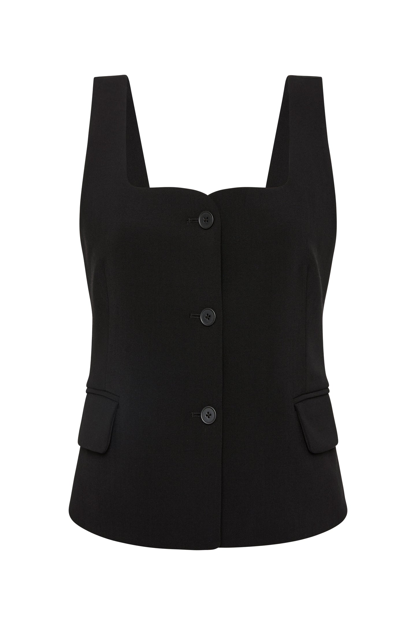 SIR the label Leni Button Down Bodice BLACK