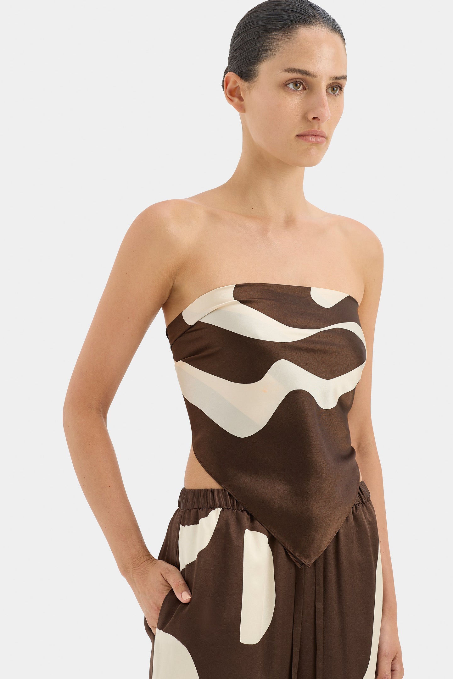 SIR the label Freddie Scarf POSTER PRINT