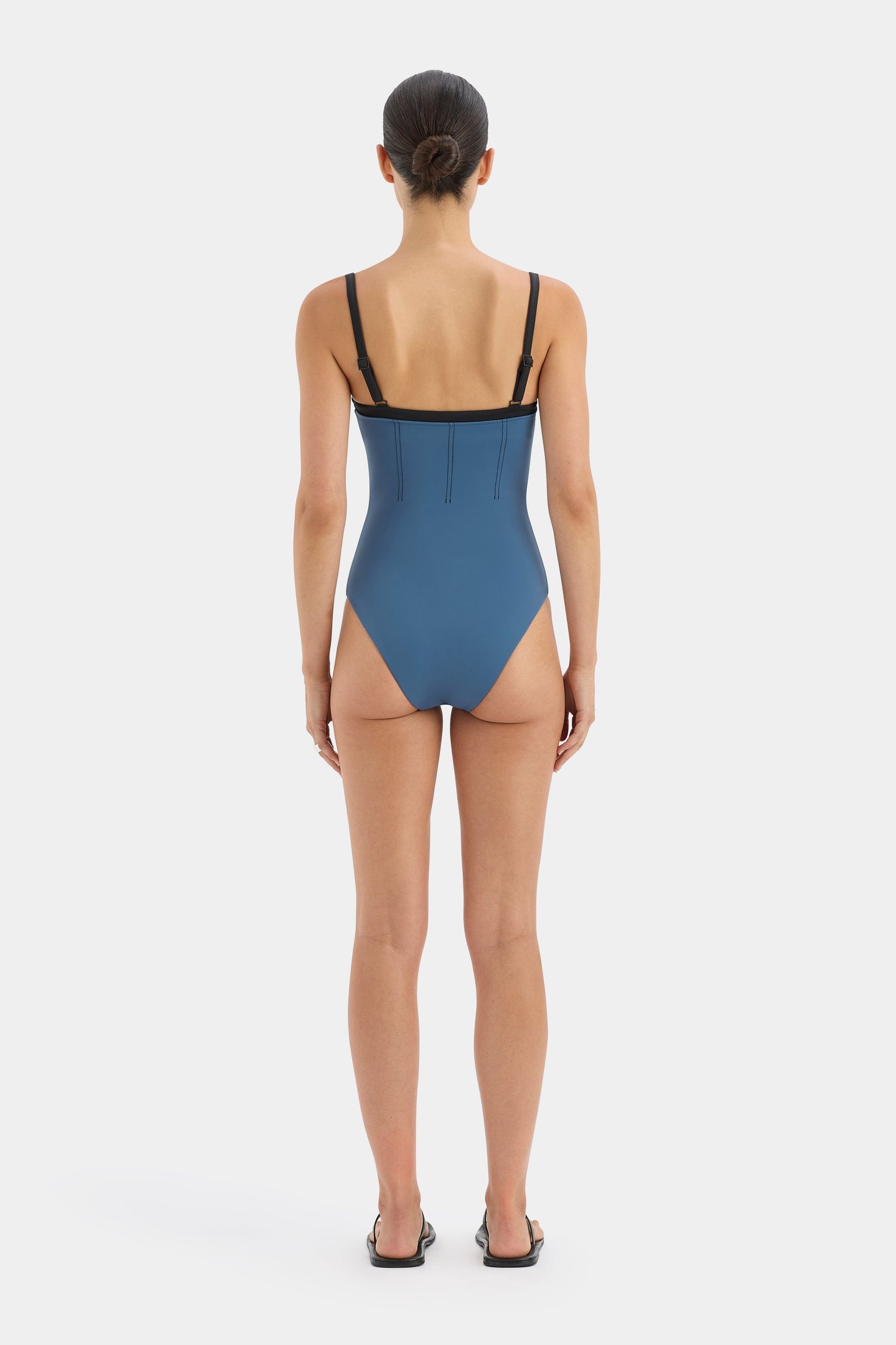 SIR the label Robbie Balconette One Piece CORNFLOWER