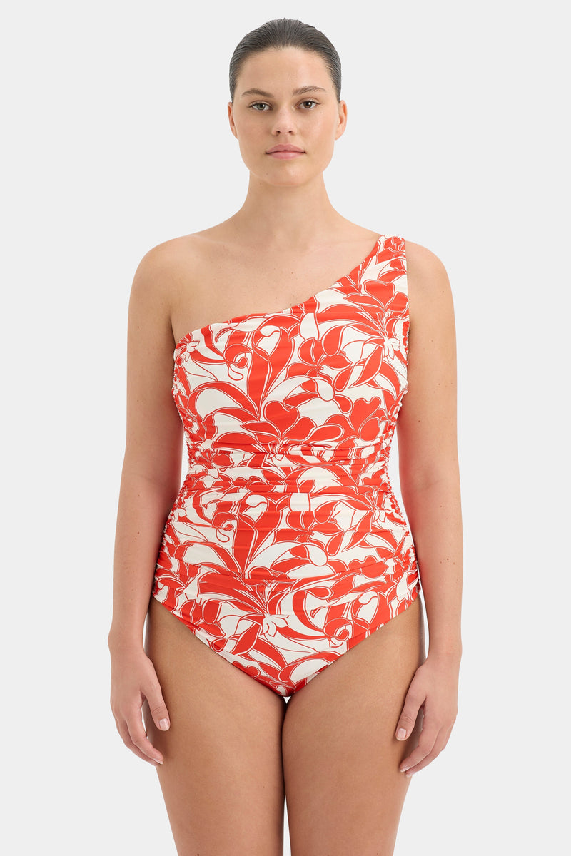 SIR the label Renata One Shoulder One Piece MARIPOSA LILY