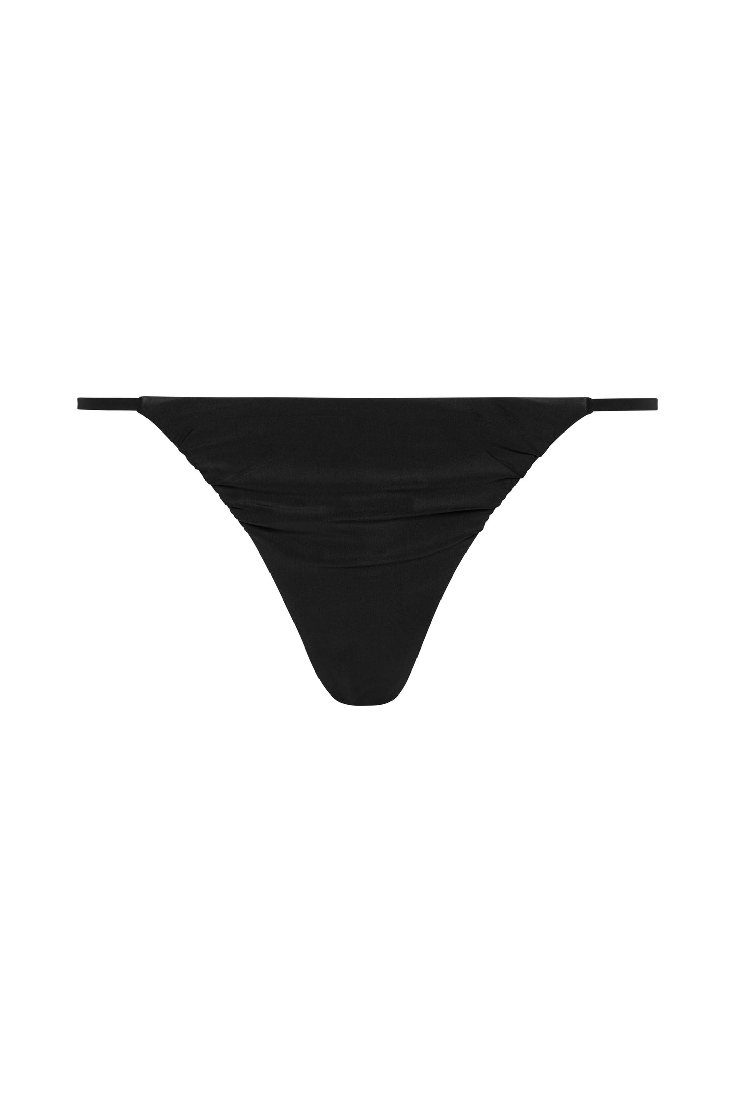 SIR the label Zoya Gathered Bikini Brief BLACK