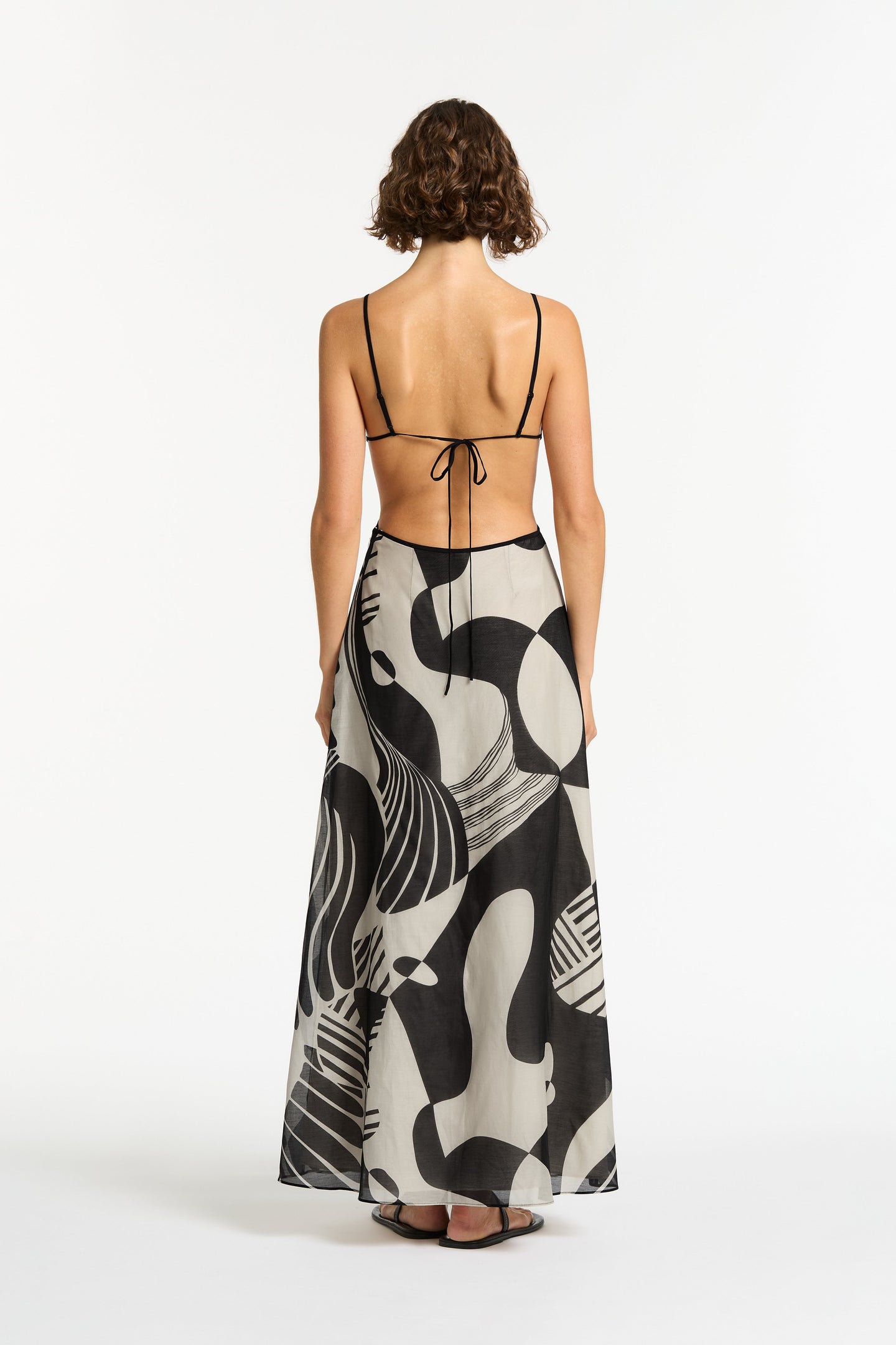 SIR the label Realisme Cut Out Dress Papier