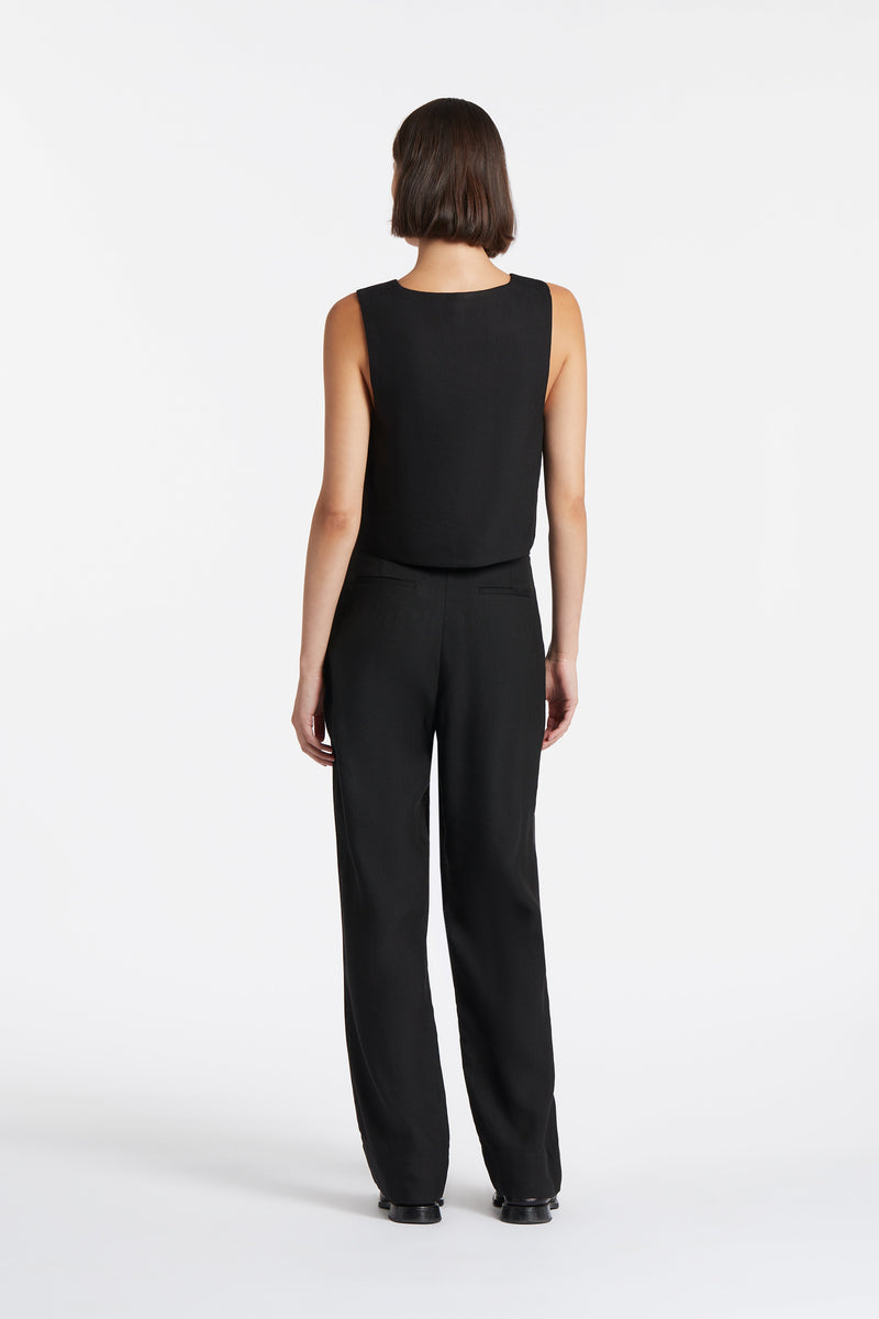 SIR the label CLEMENCE VEST BLACK