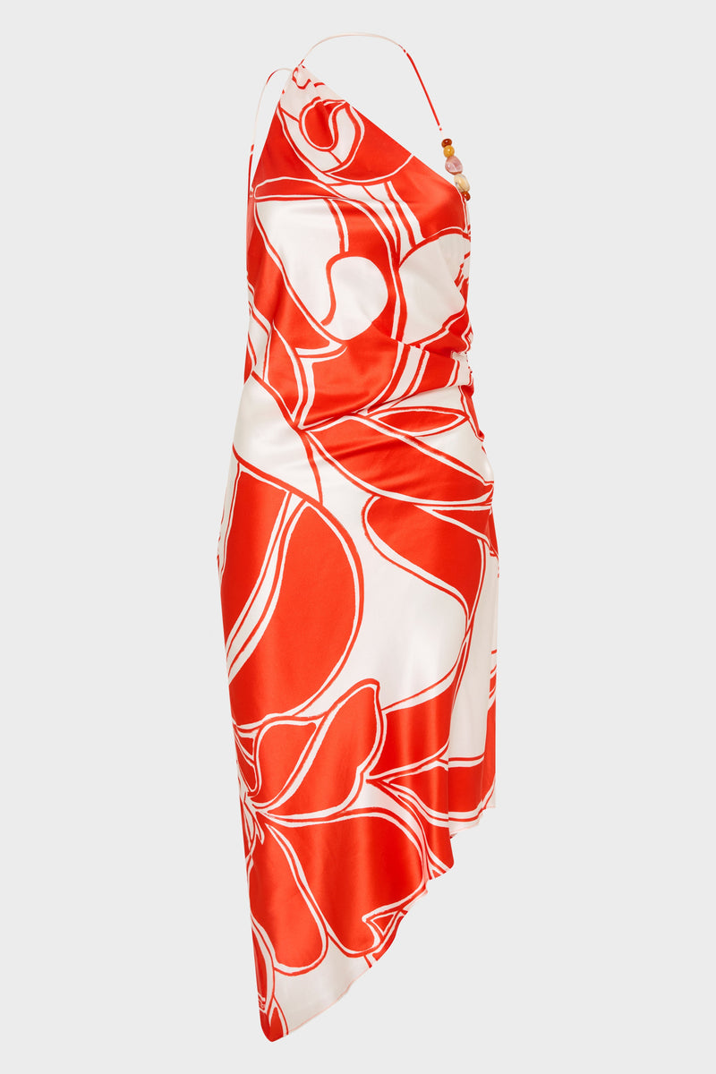 SIR the label Ramona Asymmetric Bias Dress MARIPOSA LILY