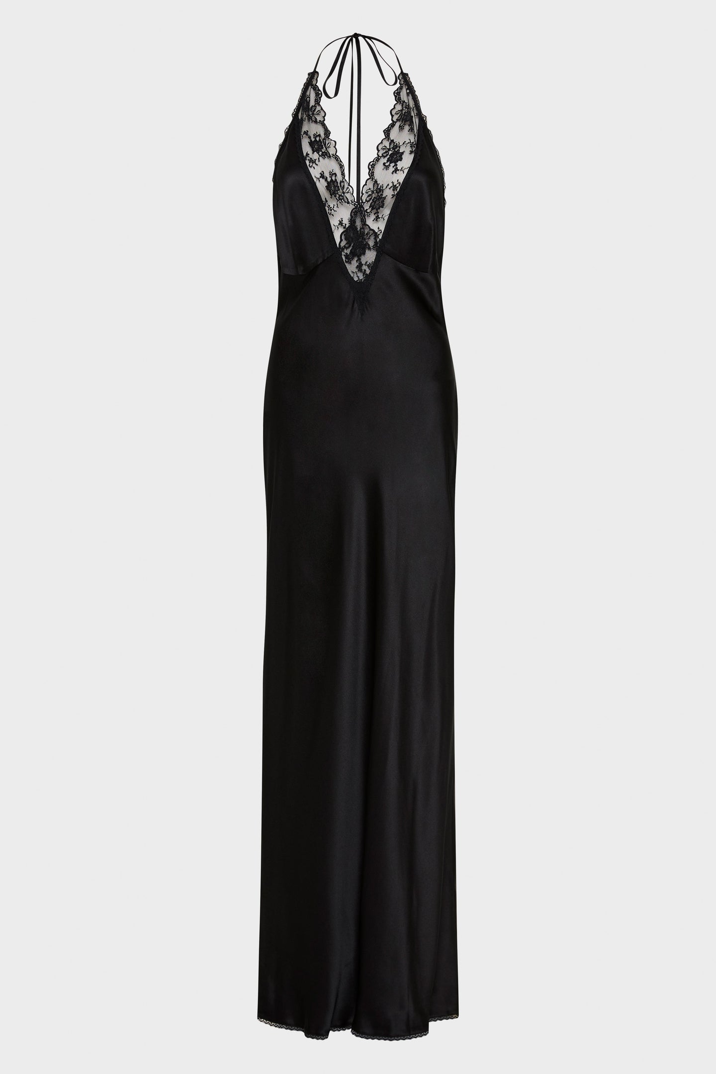 SIR the label Aries Halter Gown BLACK