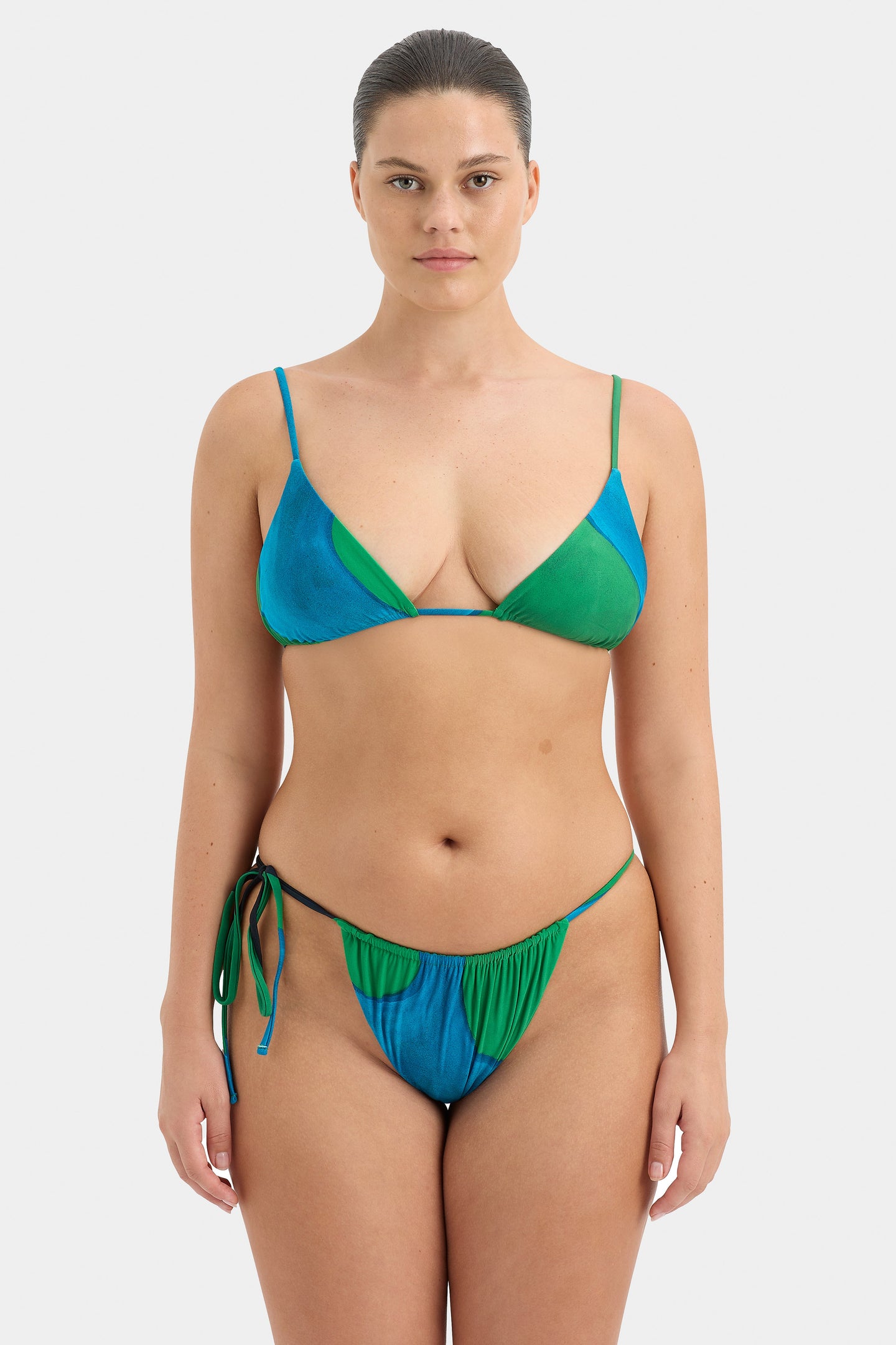 SIR the label Francesca String Brief EMERALD REFLECTION
