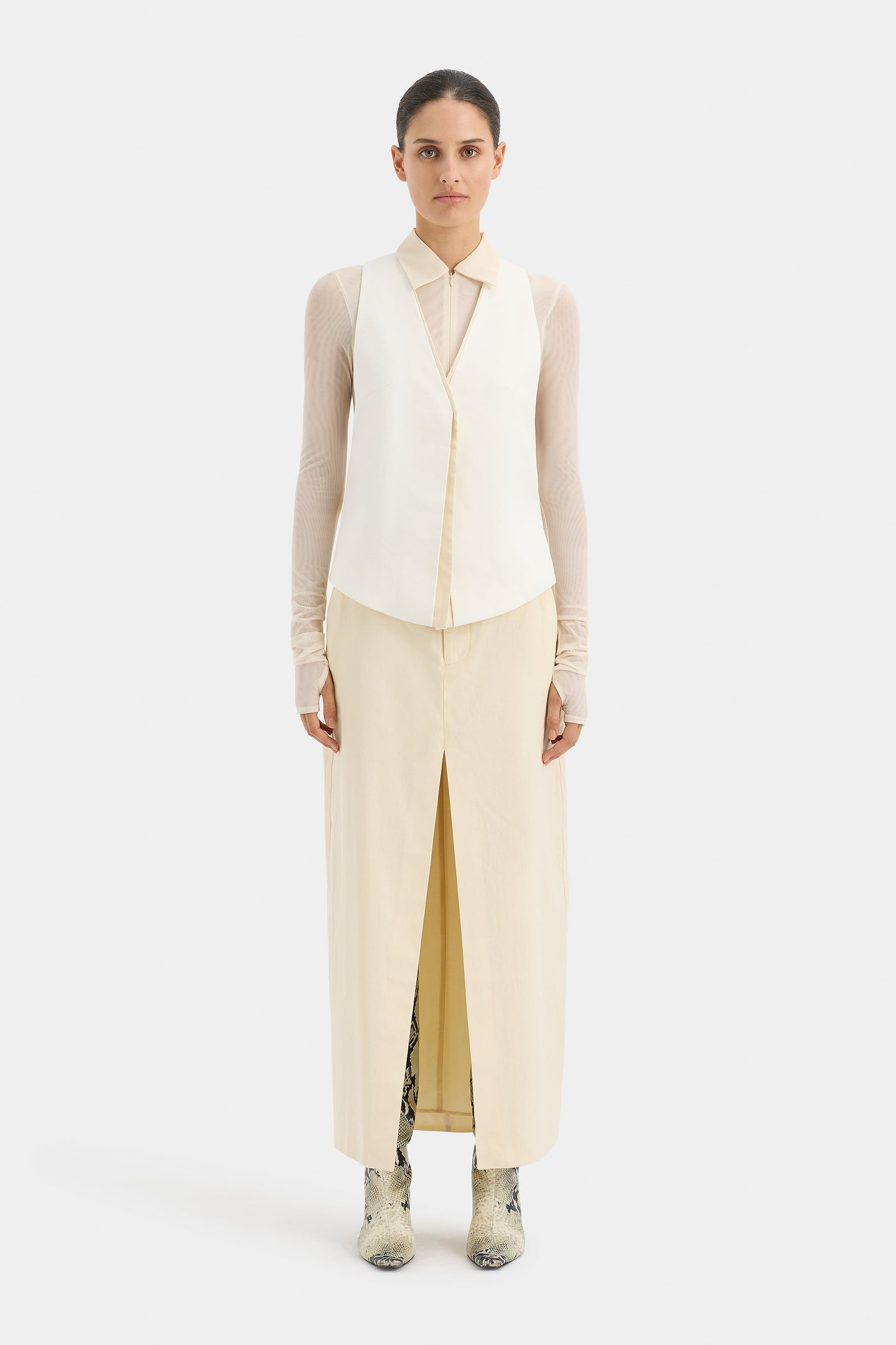 SIR the label Dune Vest CREAM