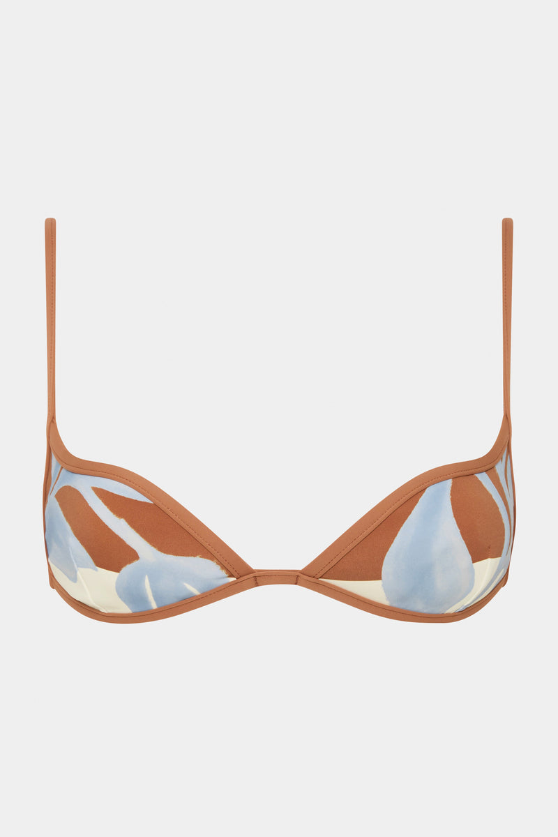 SIR the label Palermo Shaped Balconette SCIARPA PRINT