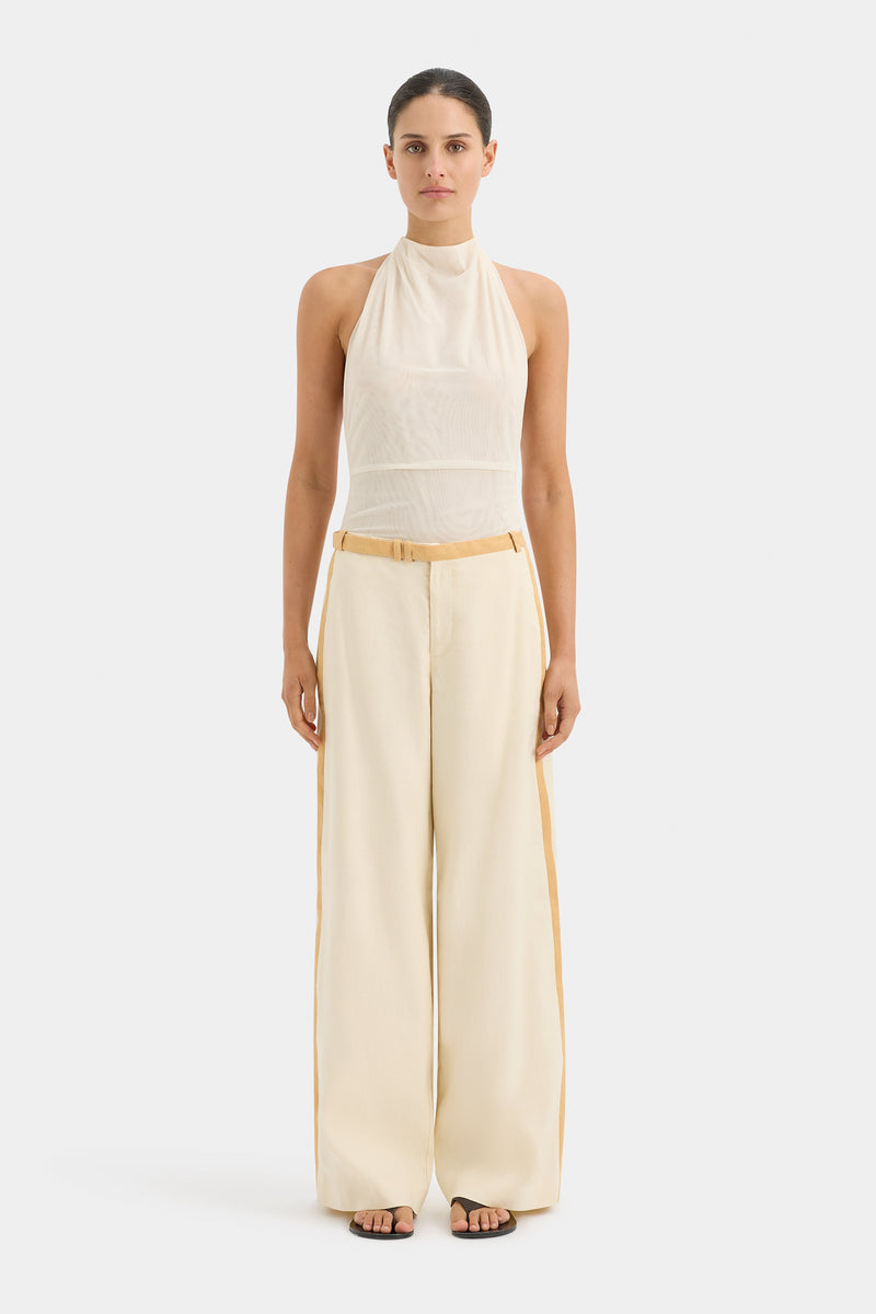 SIR the label Dune Wide Leg Trouser CREAM