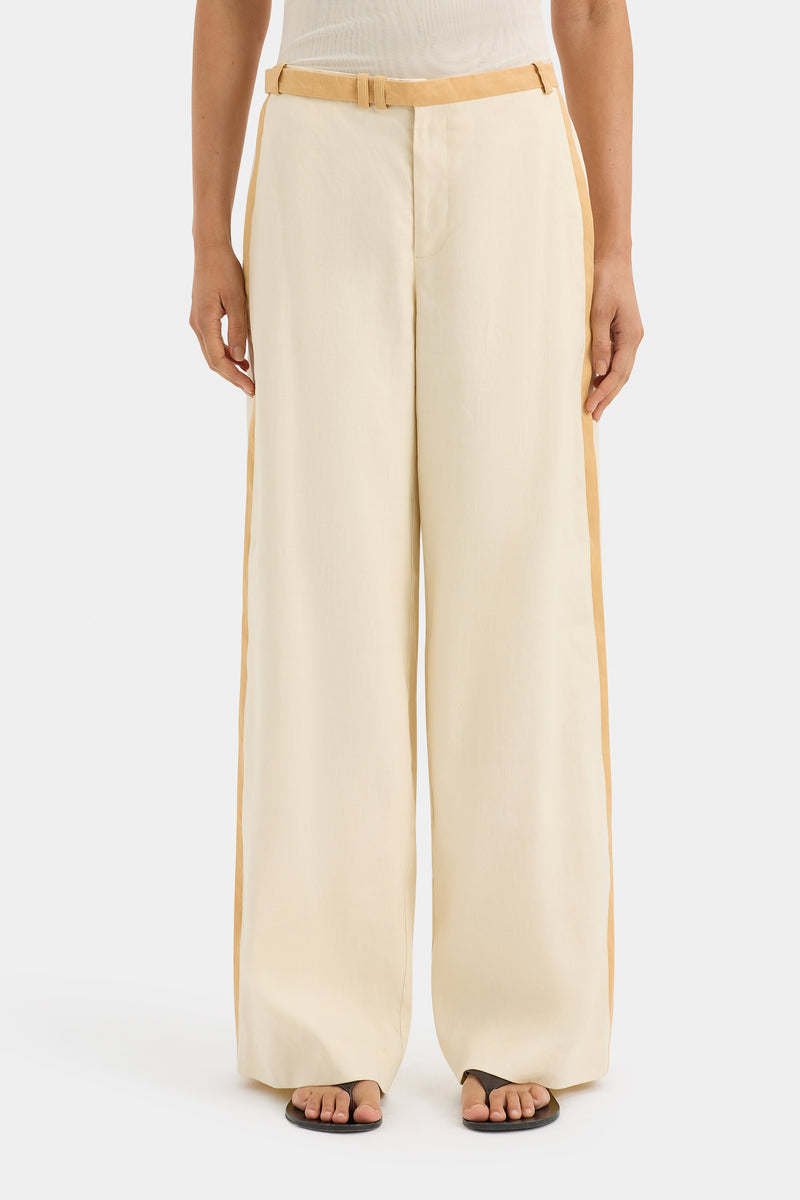 SIR the label Dune Wide Leg Trouser CREAM