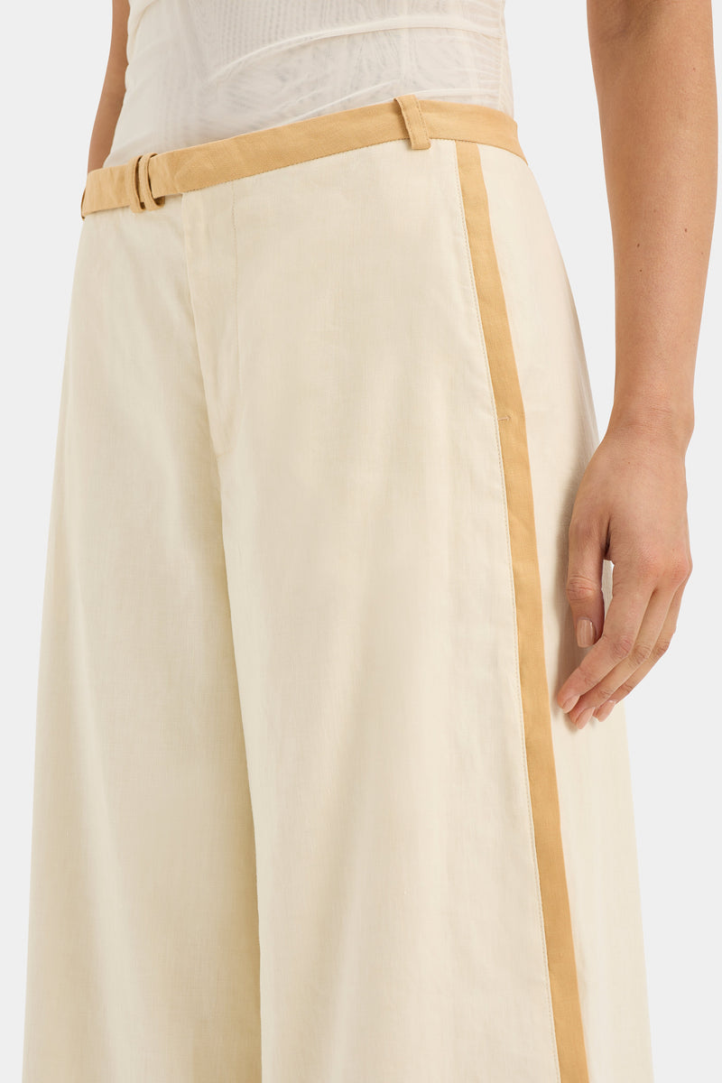 SIR the label Dune Wide Leg Trouser CREAM