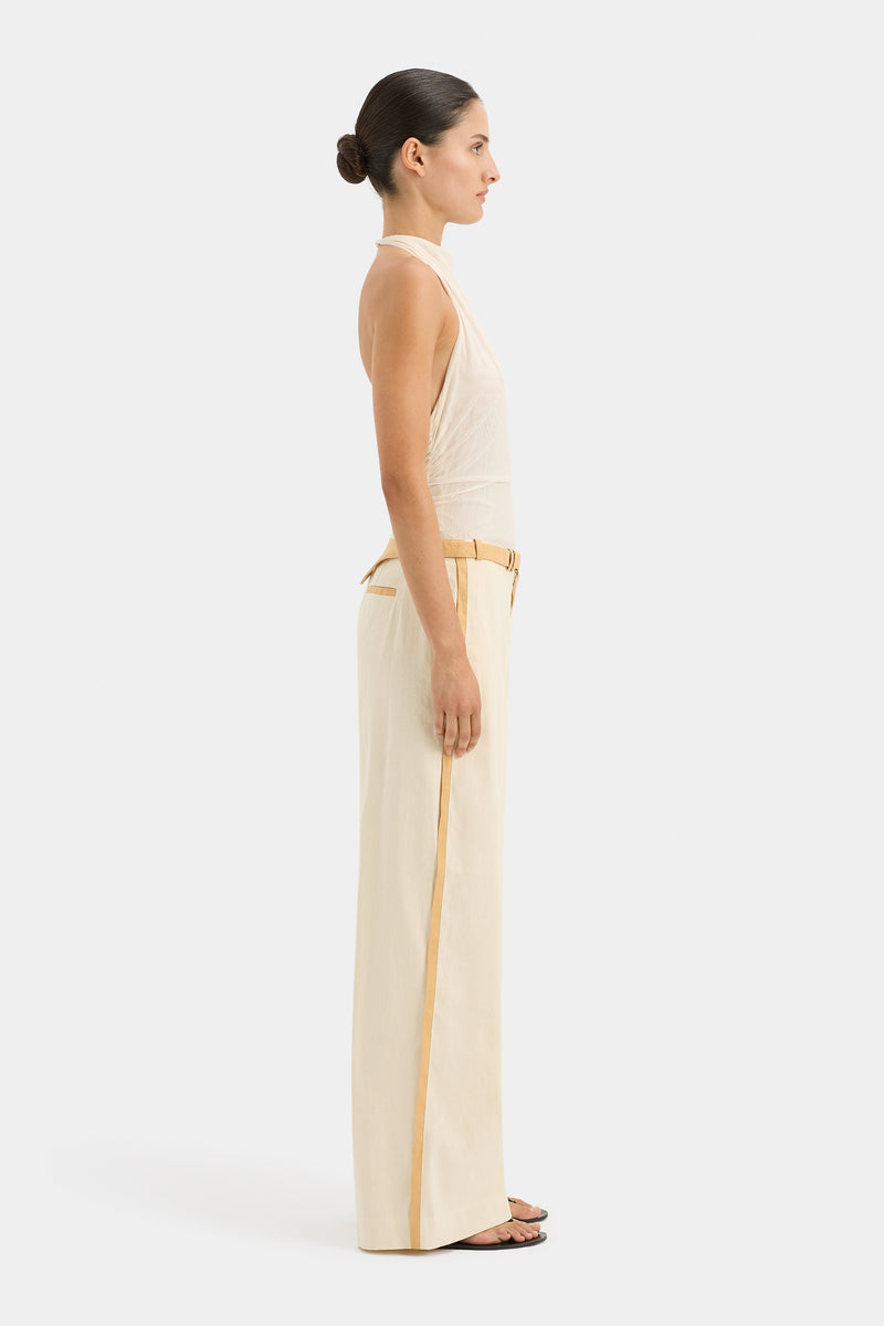 SIR the label Dune Wide Leg Trouser CREAM