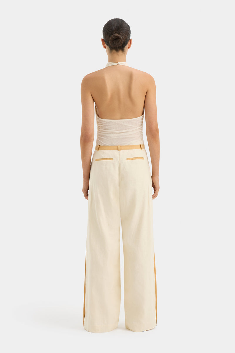 SIR the label Dune Wide Leg Trouser CREAM