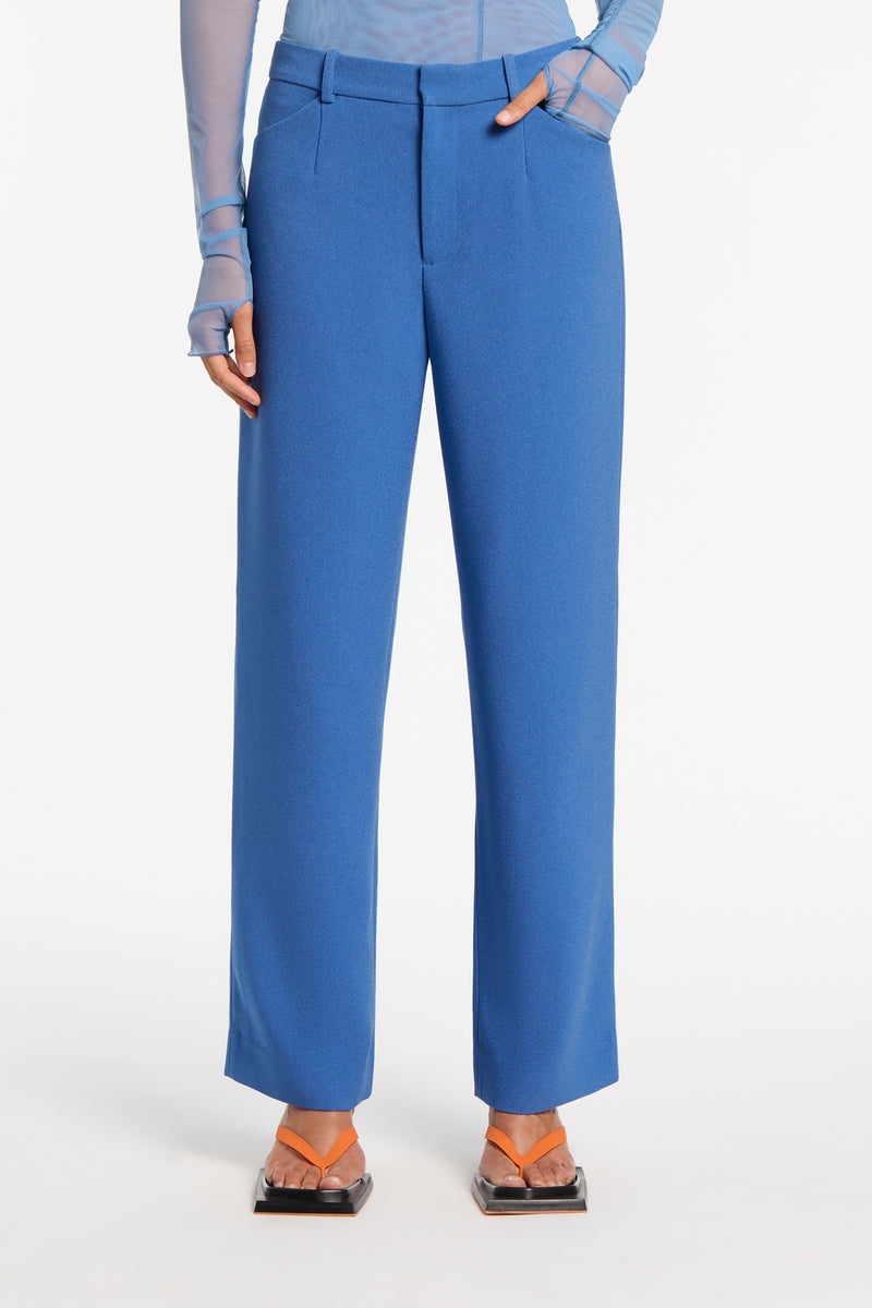 SIR the label Spoerri Low Trouser Cobalt