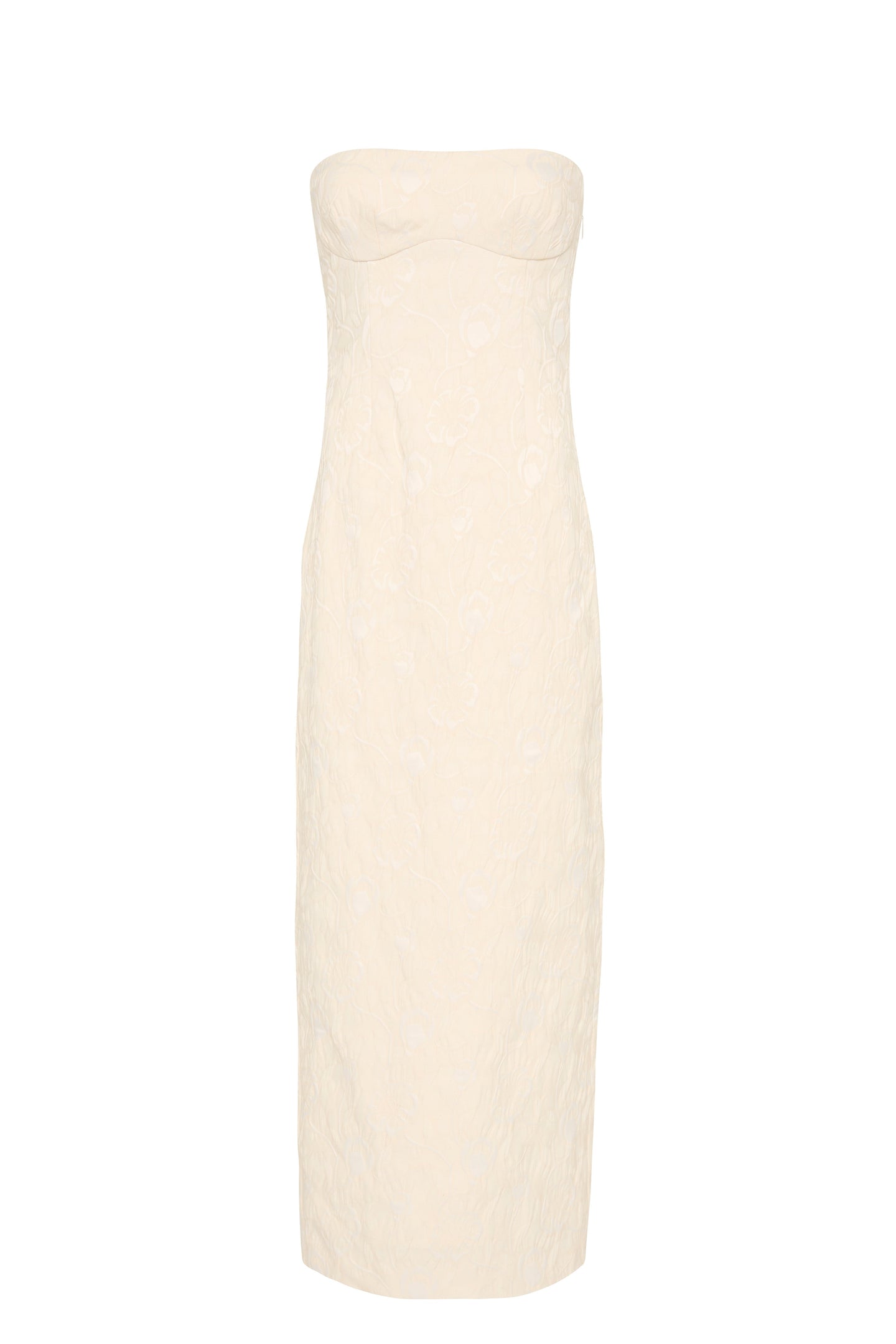 SIR the label Etienne Column Gown Cloud Jacquard
