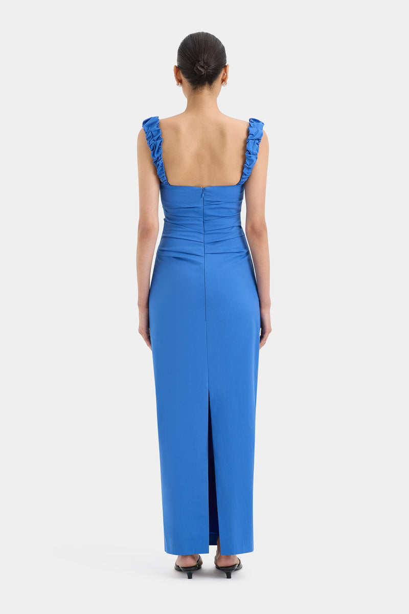 SIR the label Azul Balconette Gown COBALT