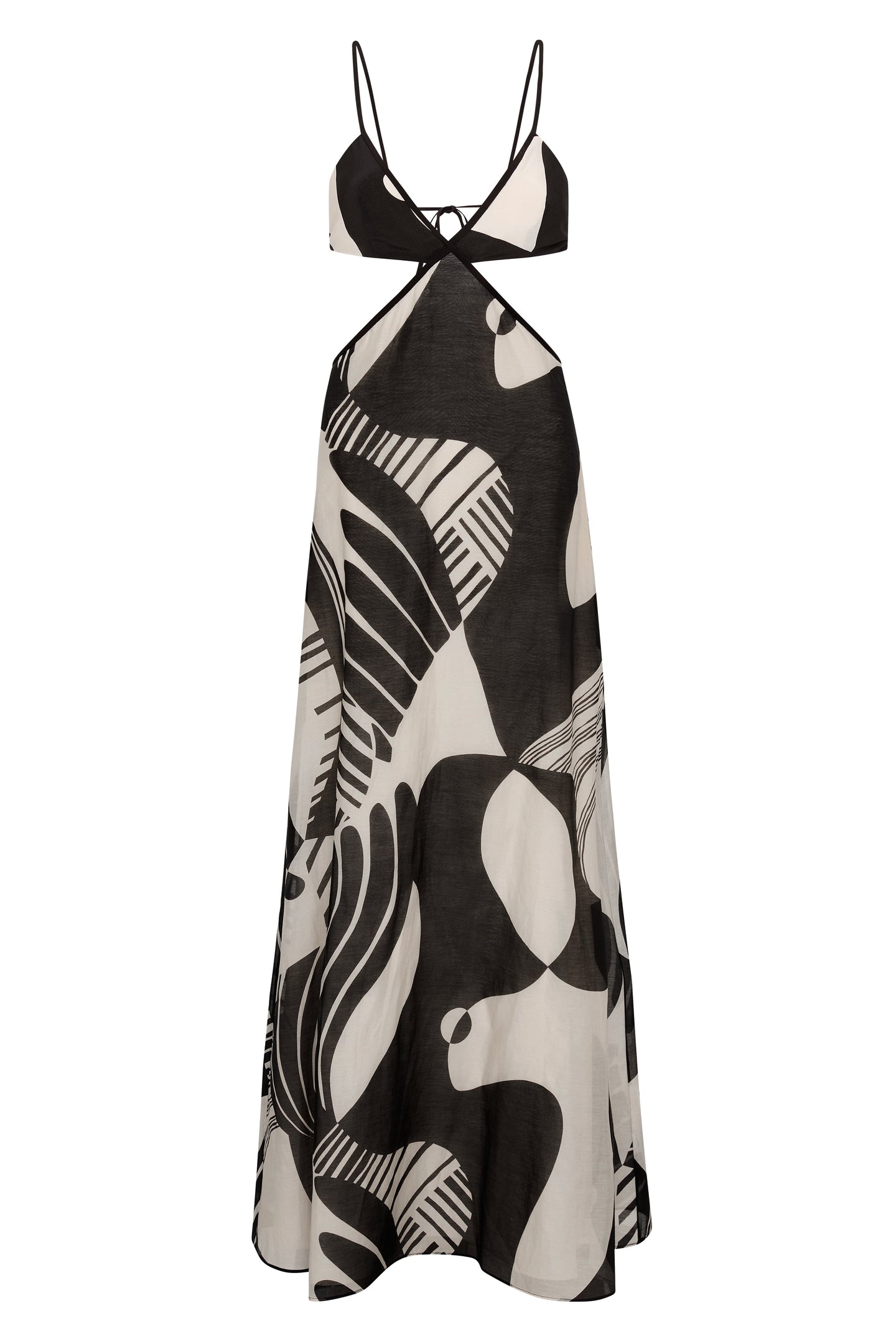 SIR the label Realisme Cut Out Dress Papier