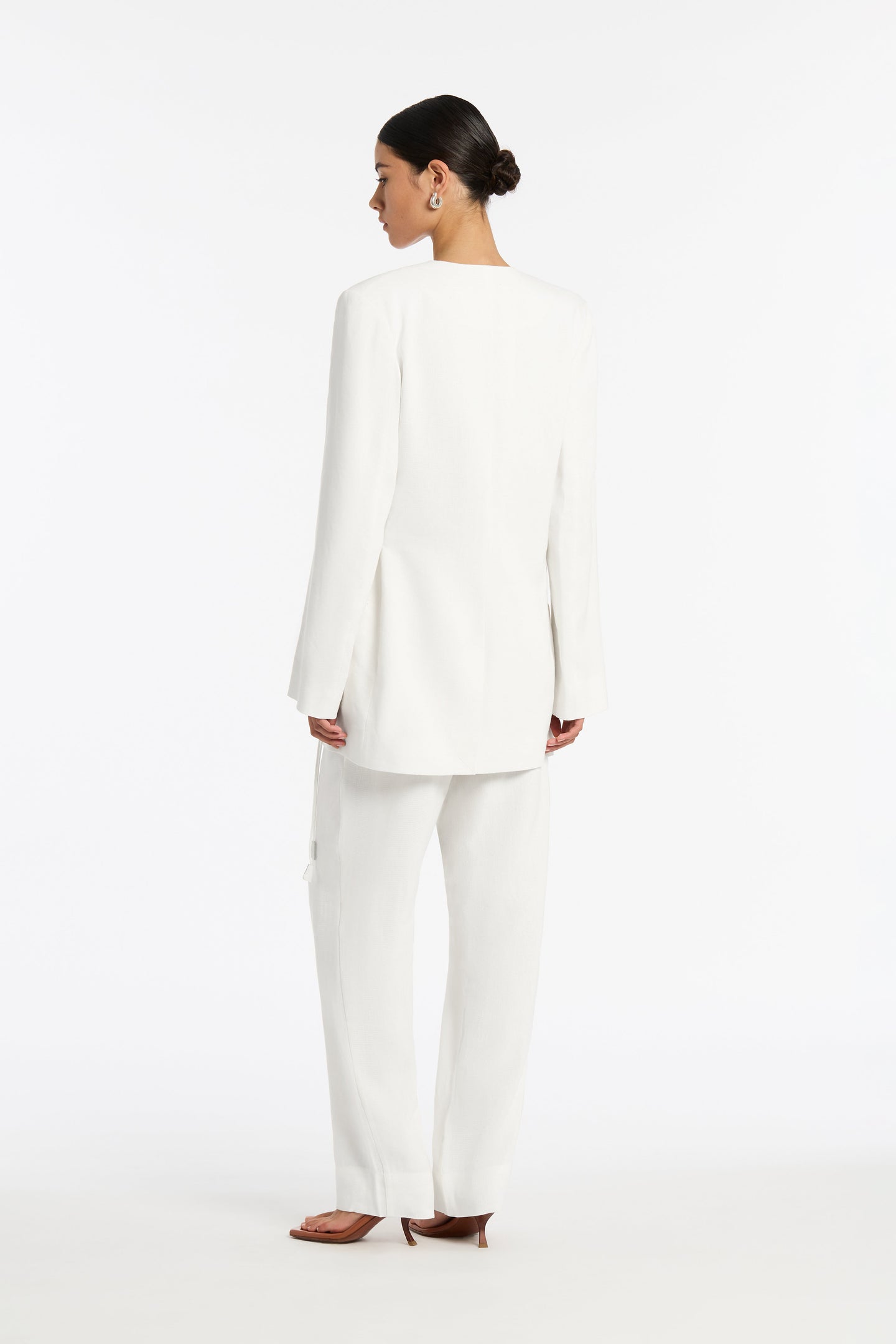 SIR the label Clemence Tie Blazer IVORY