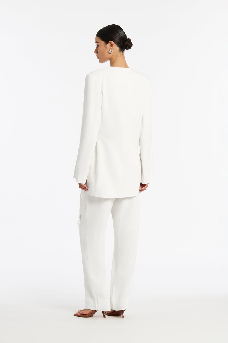 SIR the label Clemence Tie Blazer IVORY
