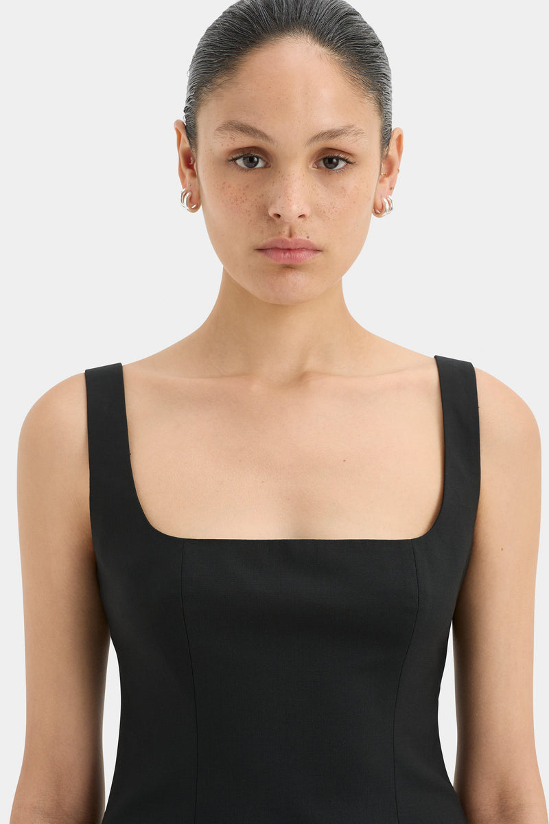 SIR the label Leonardo Belted Bodice BLACK