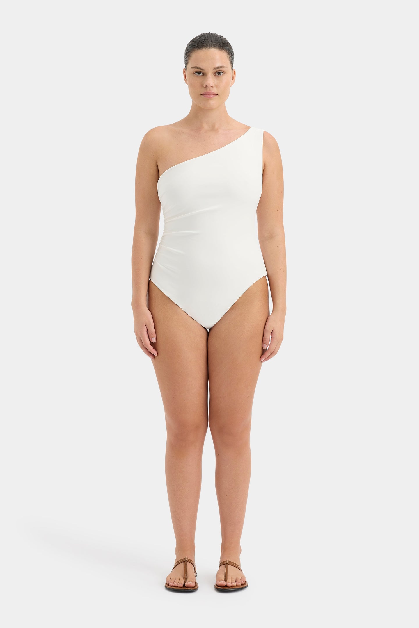 SIR the label Louis One Shoulder One Piece IVORY