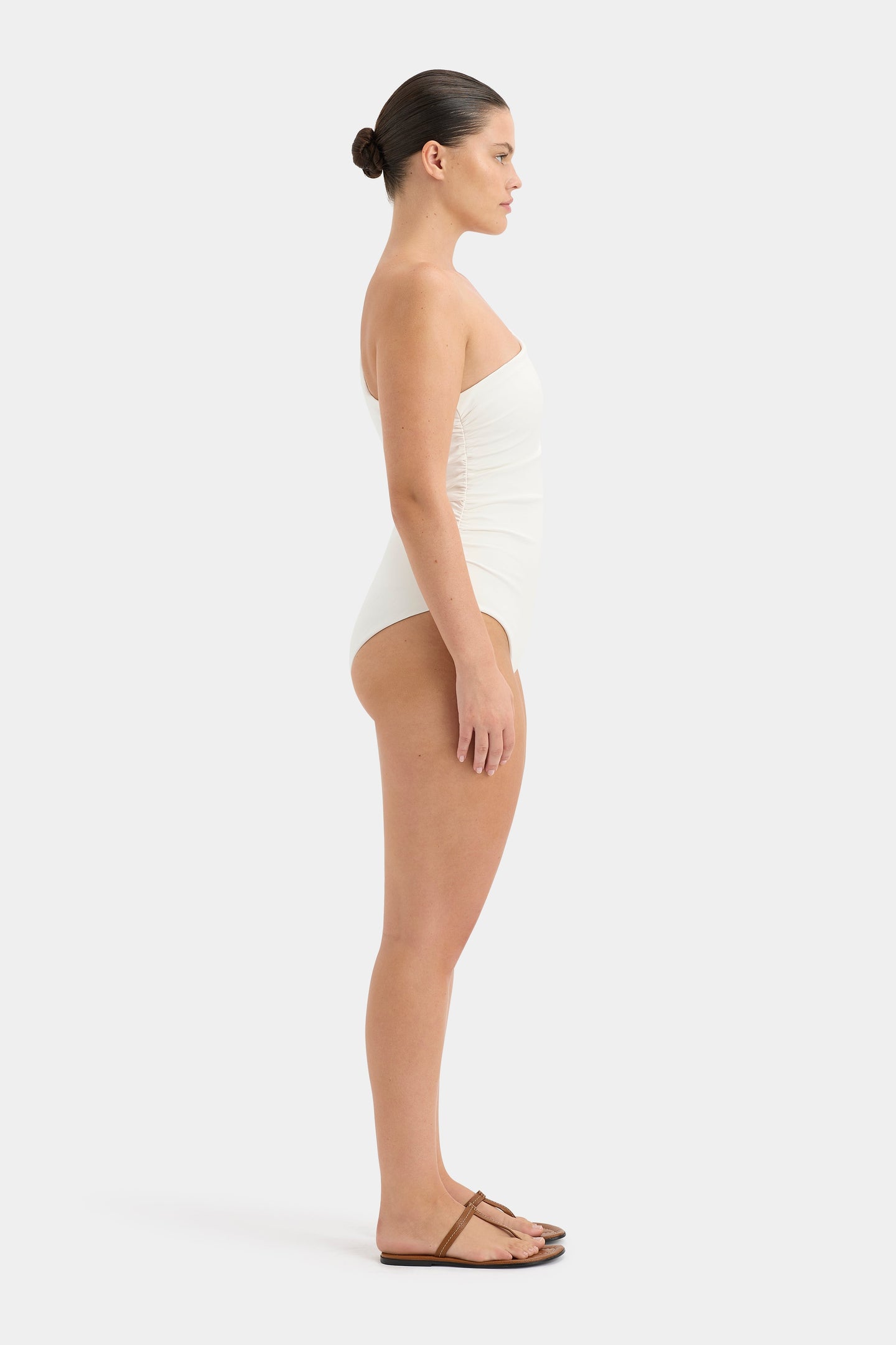 SIR the label Louis One Shoulder One Piece IVORY
