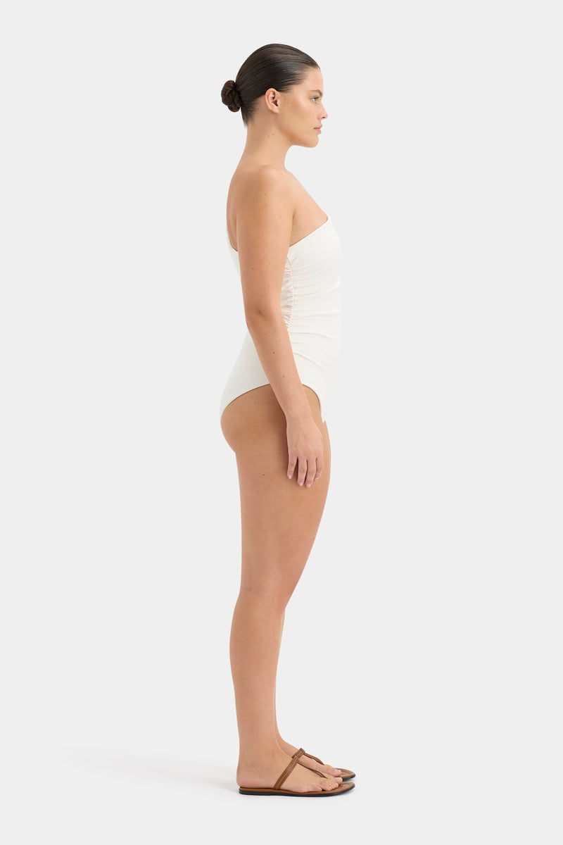 SIR the label Louis One Shoulder One Piece IVORY