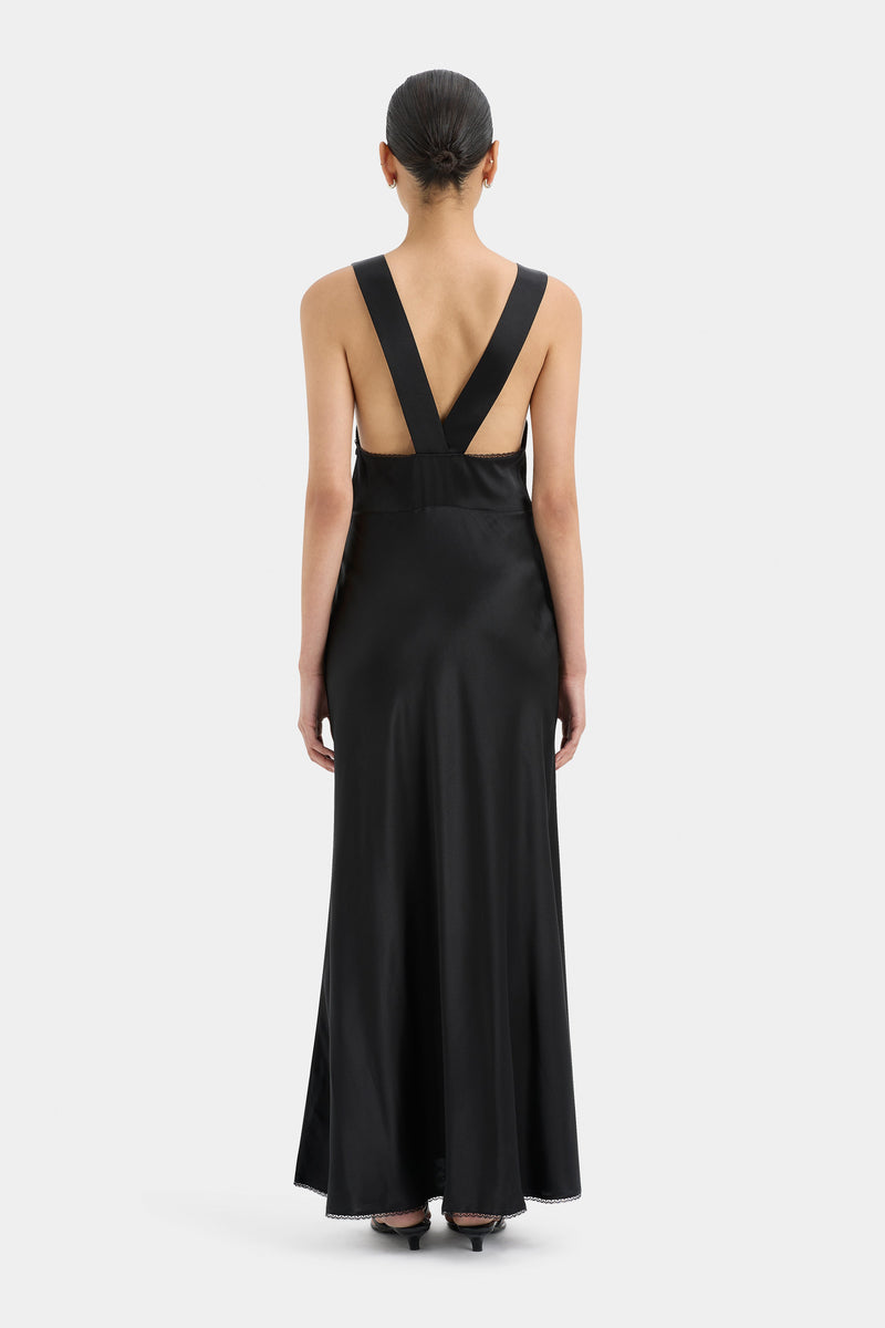 SIR the label Aries Cut Out Gown BLACK