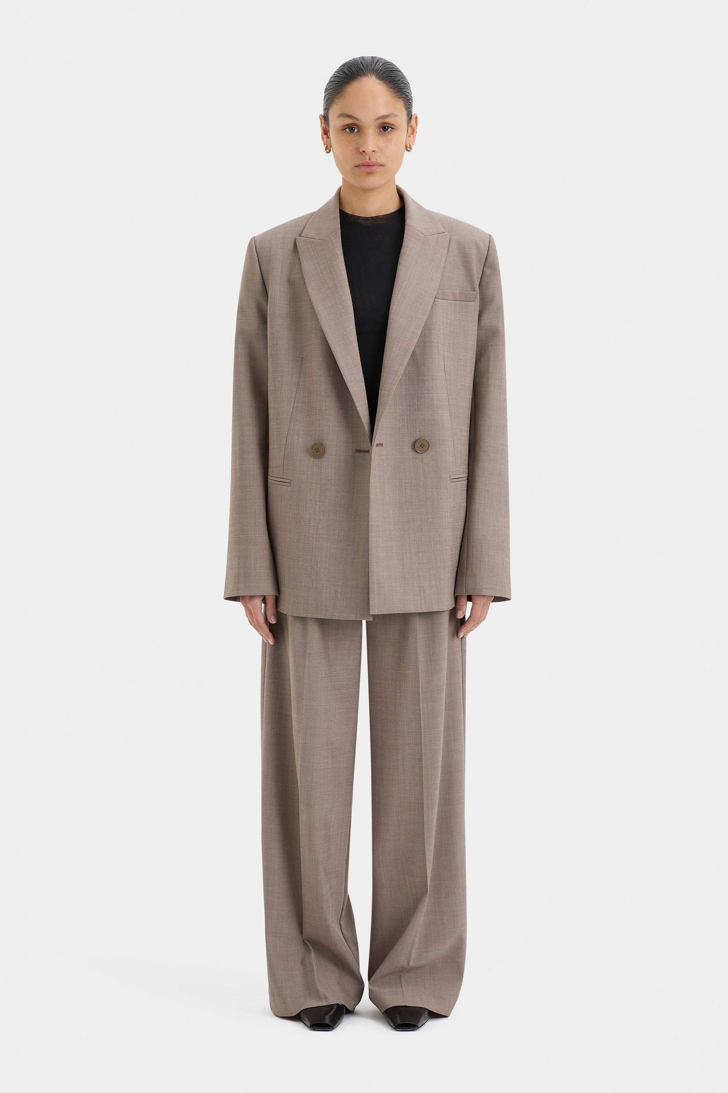 SIR the label Leonardo Tailored Trouser TAUPE