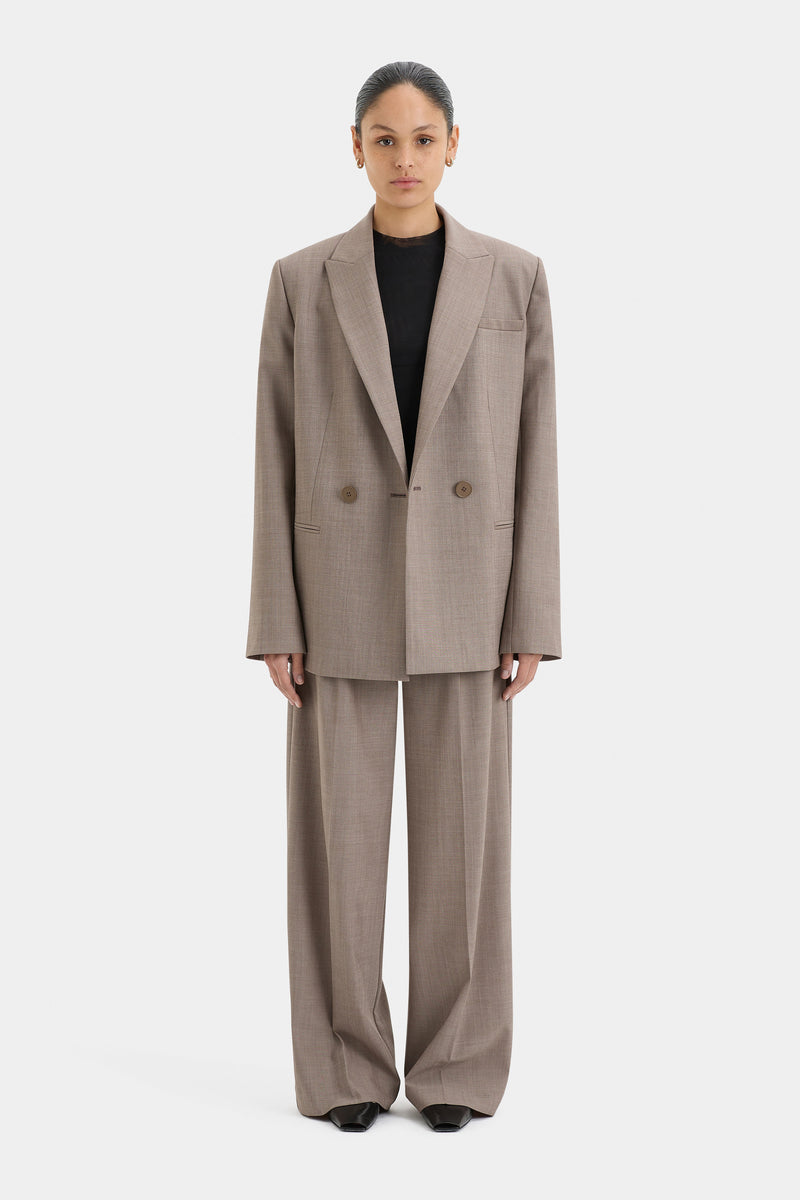 SIR the label Leonardo Tailored Trouser TAUPE