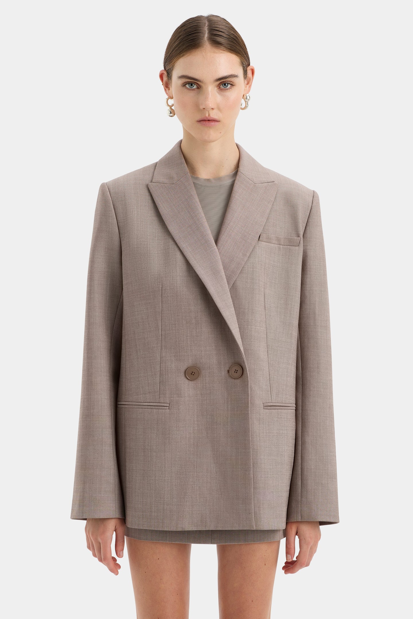 SIR the label Leonardo Blazer TAUPE